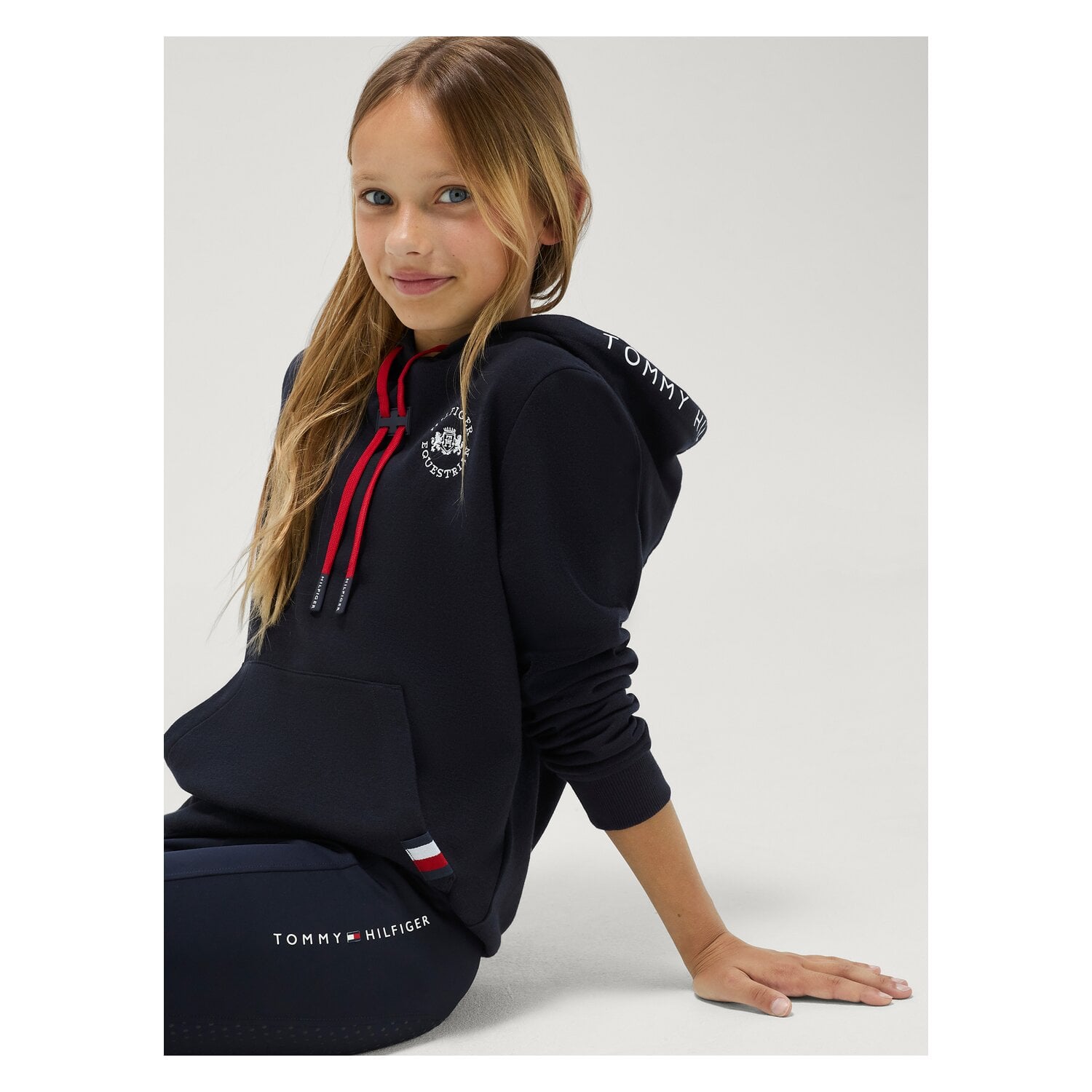 TOMMY HILFIGER EQUESTRIAN Hoodie Laguna Logo, Junge Reiter &ndash; Ansicht 3