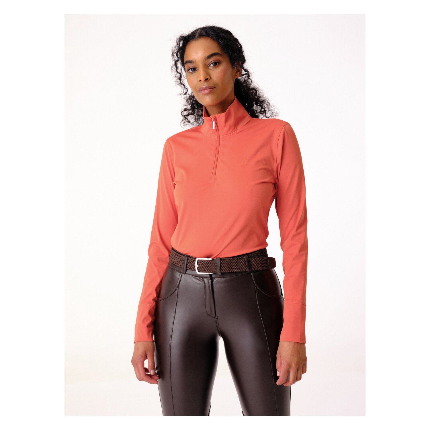 PS of SWEDEN Funktionsshirt Toska – Ansicht 1