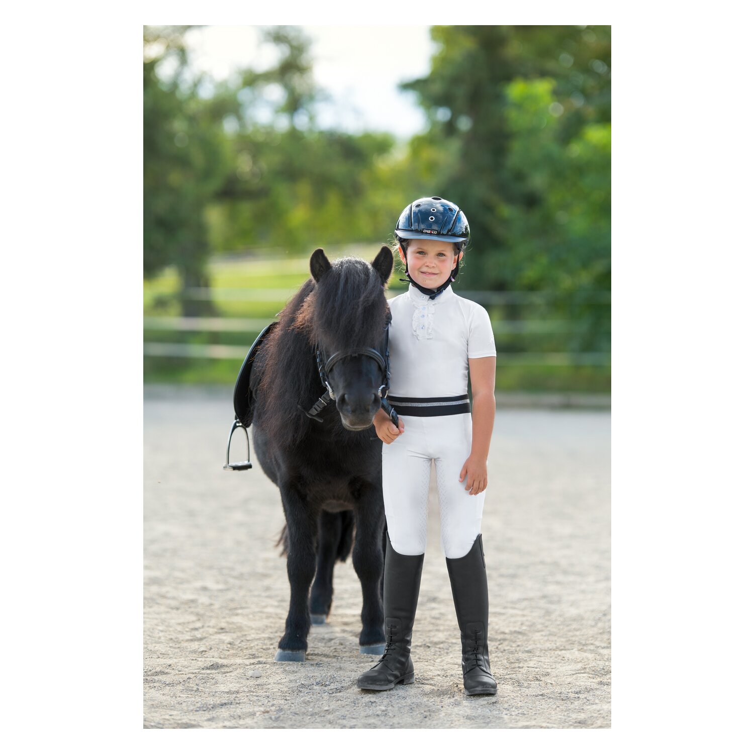 black forest kids Turniershirt mit Rüschen – Ansicht 2