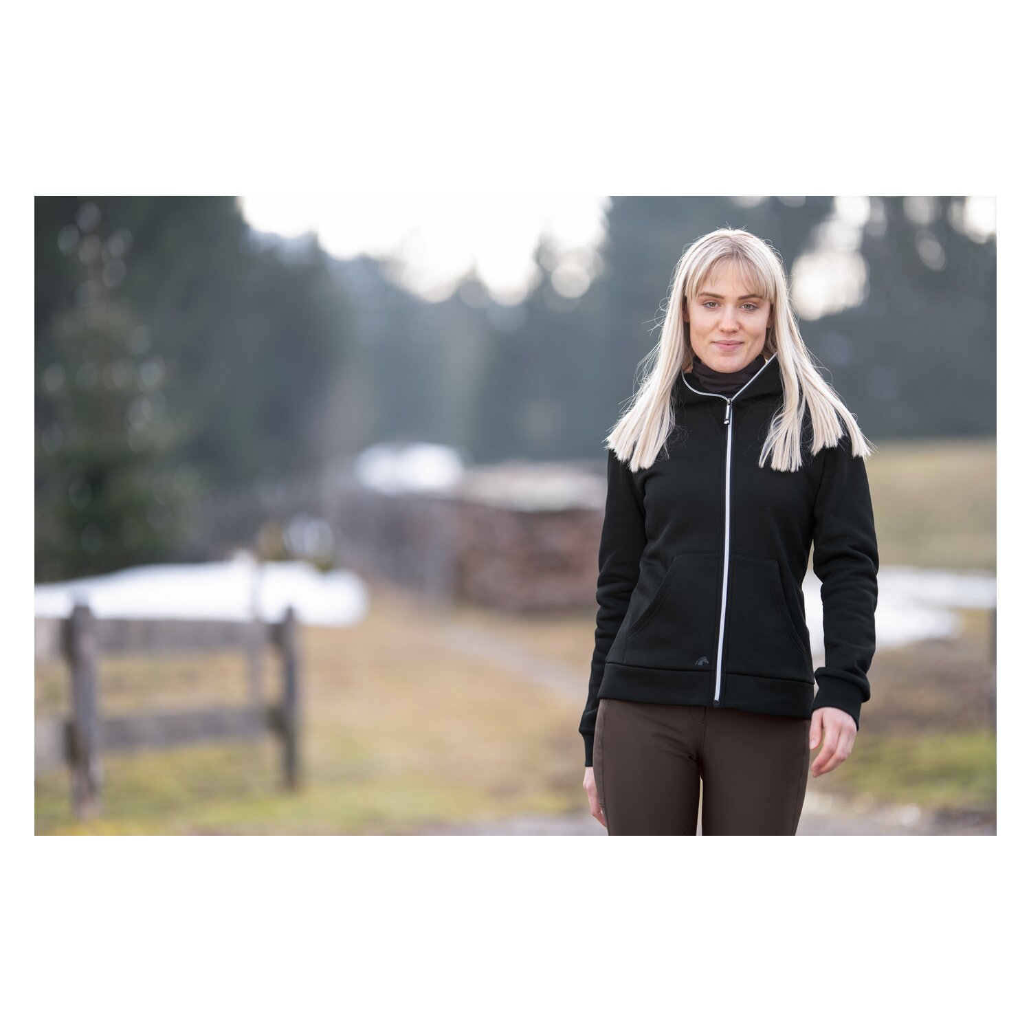 black forest Sweatjacke mit hohem Kragen – Ansicht 4