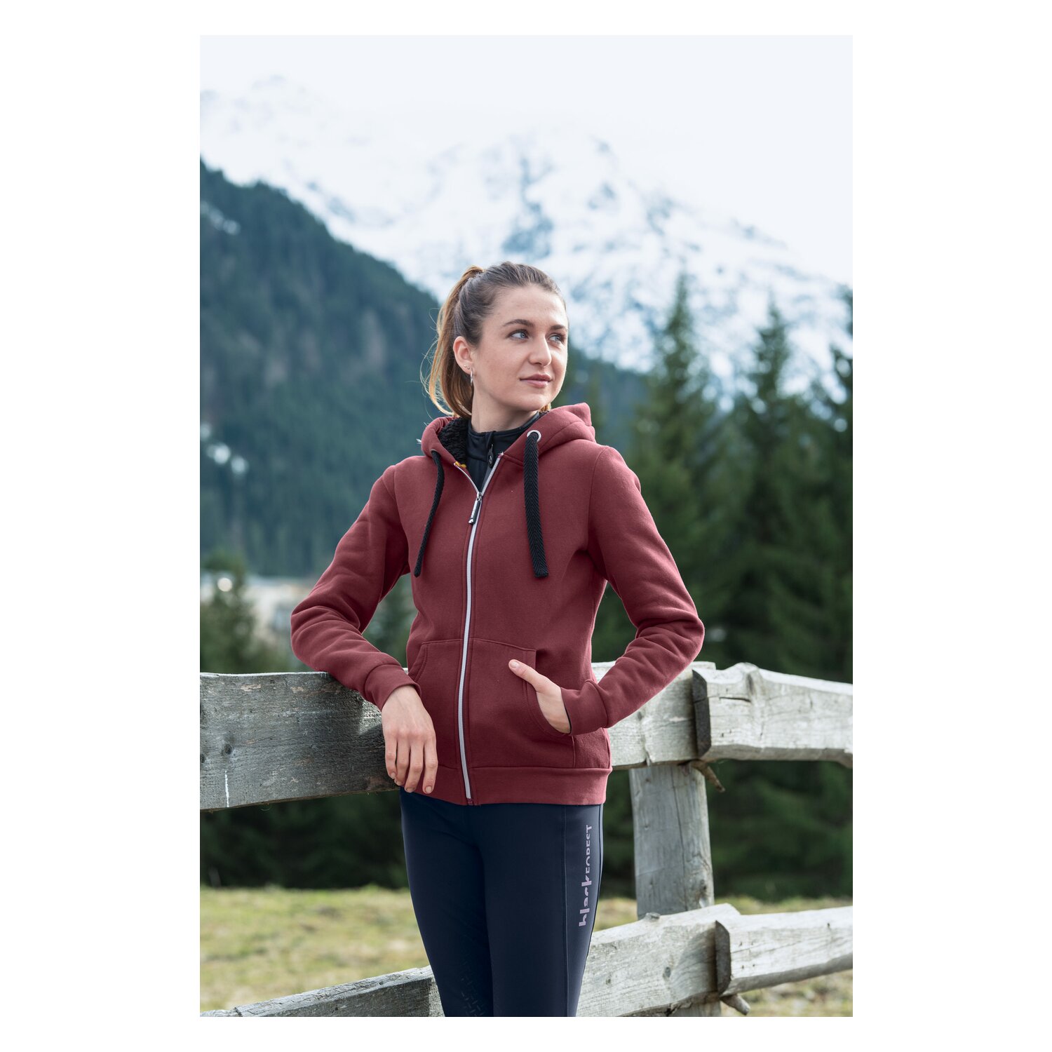black forest Sherpakapuzen-Sweatjacke – Ansicht 3