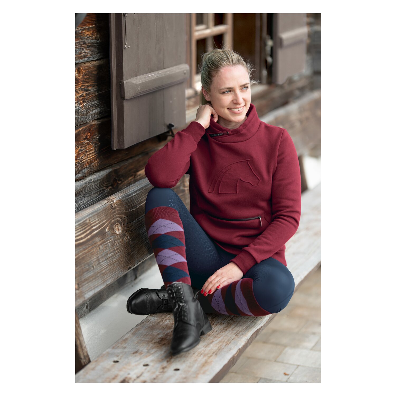 black forest Sweathoodie mit Stehkragen – Ansicht 3