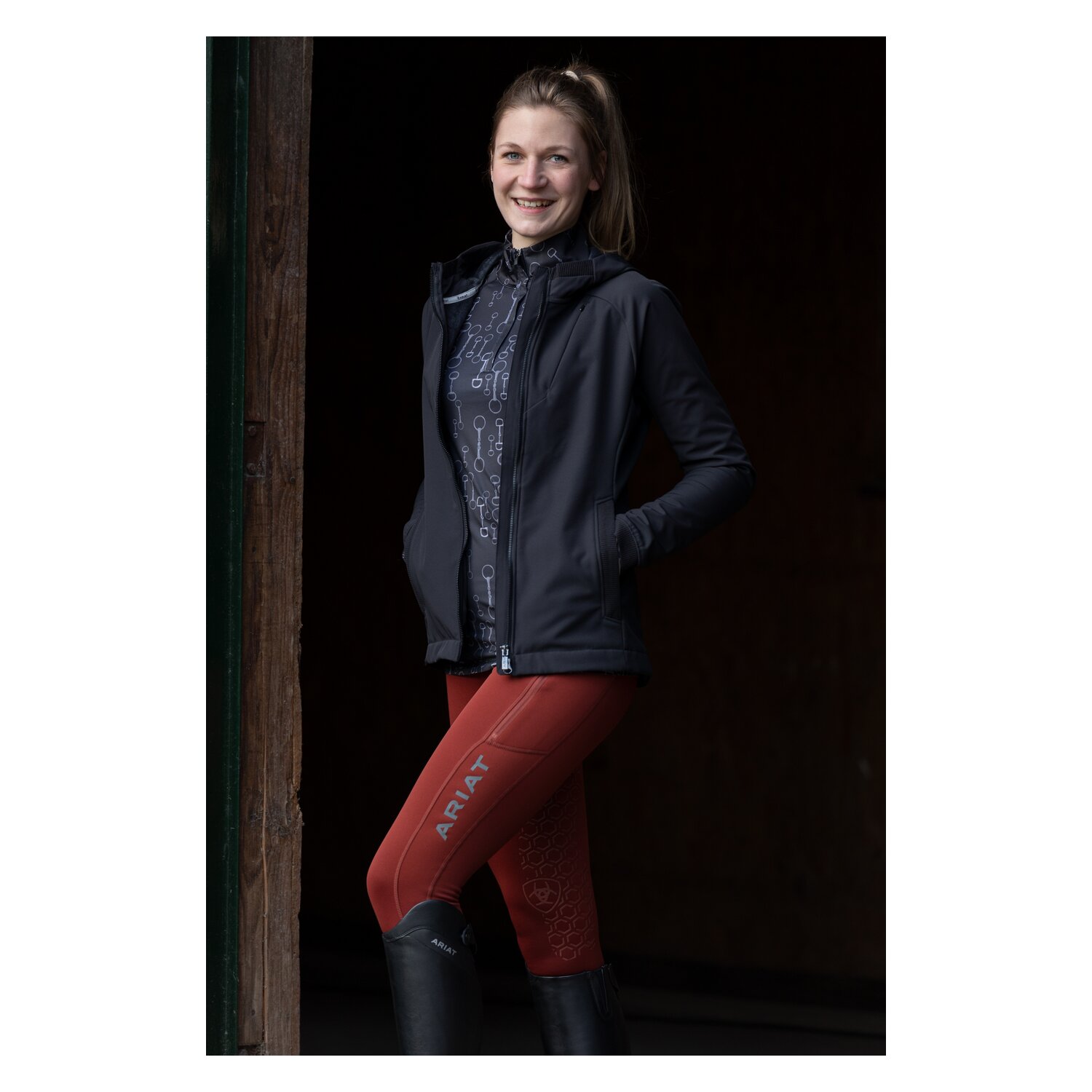 ARIAT Reitleggings Avail Half Grip – Ansicht 5