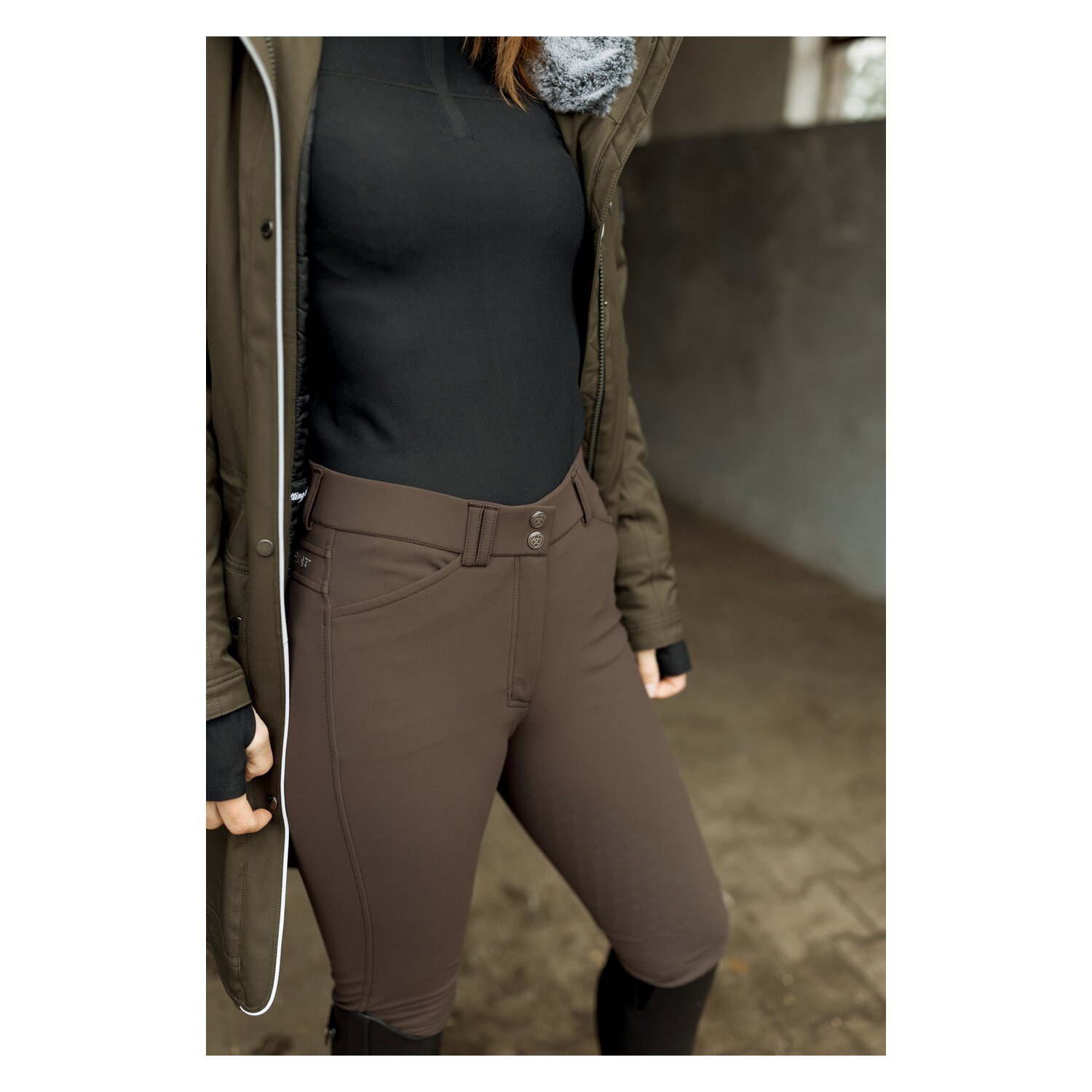 ARIAT Winter-Reithose Tri Factor Vivacity Half Grip – Ansicht 7