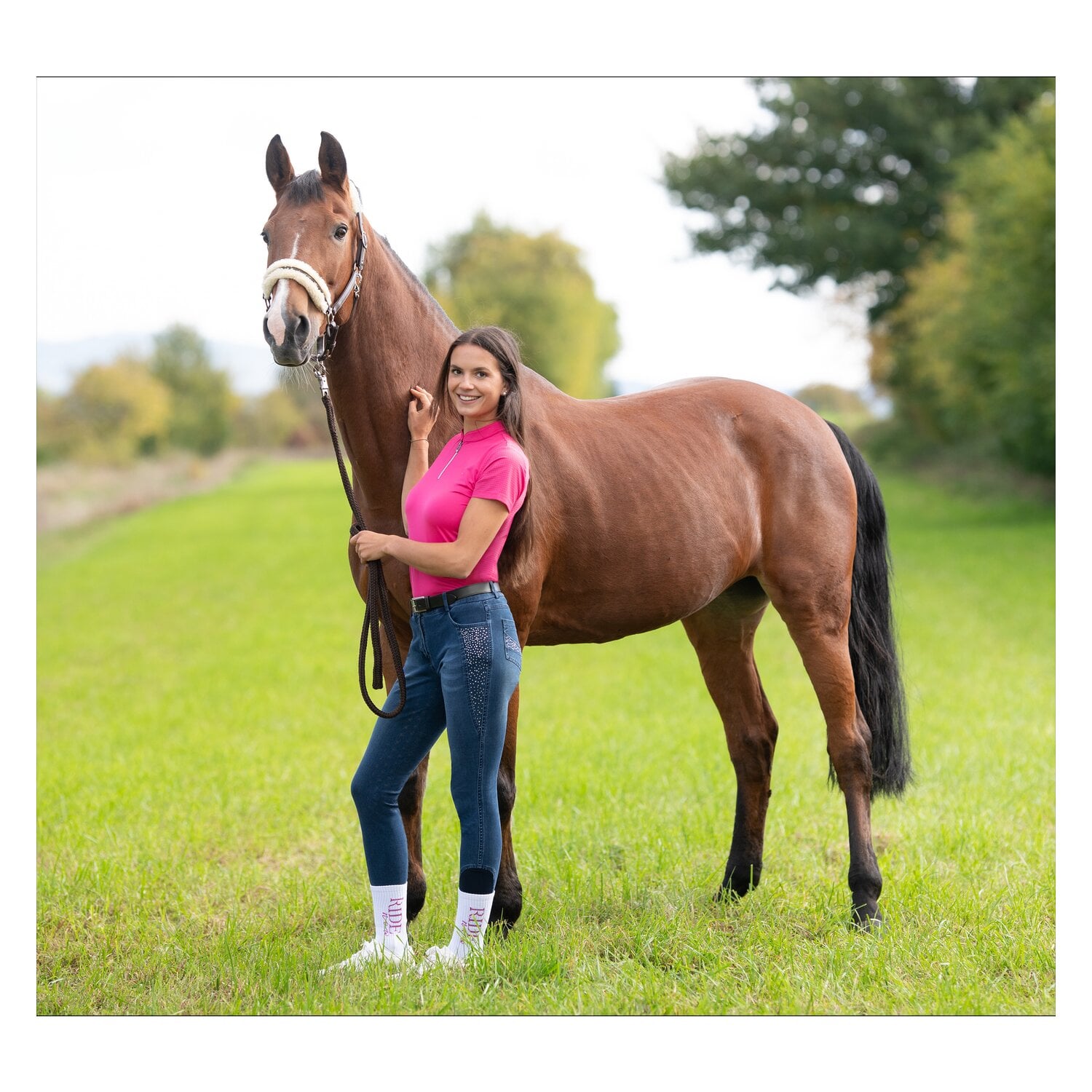 RIDE now Grip-Vollbesatz-Jeansreithose &ndash; Ansicht 7