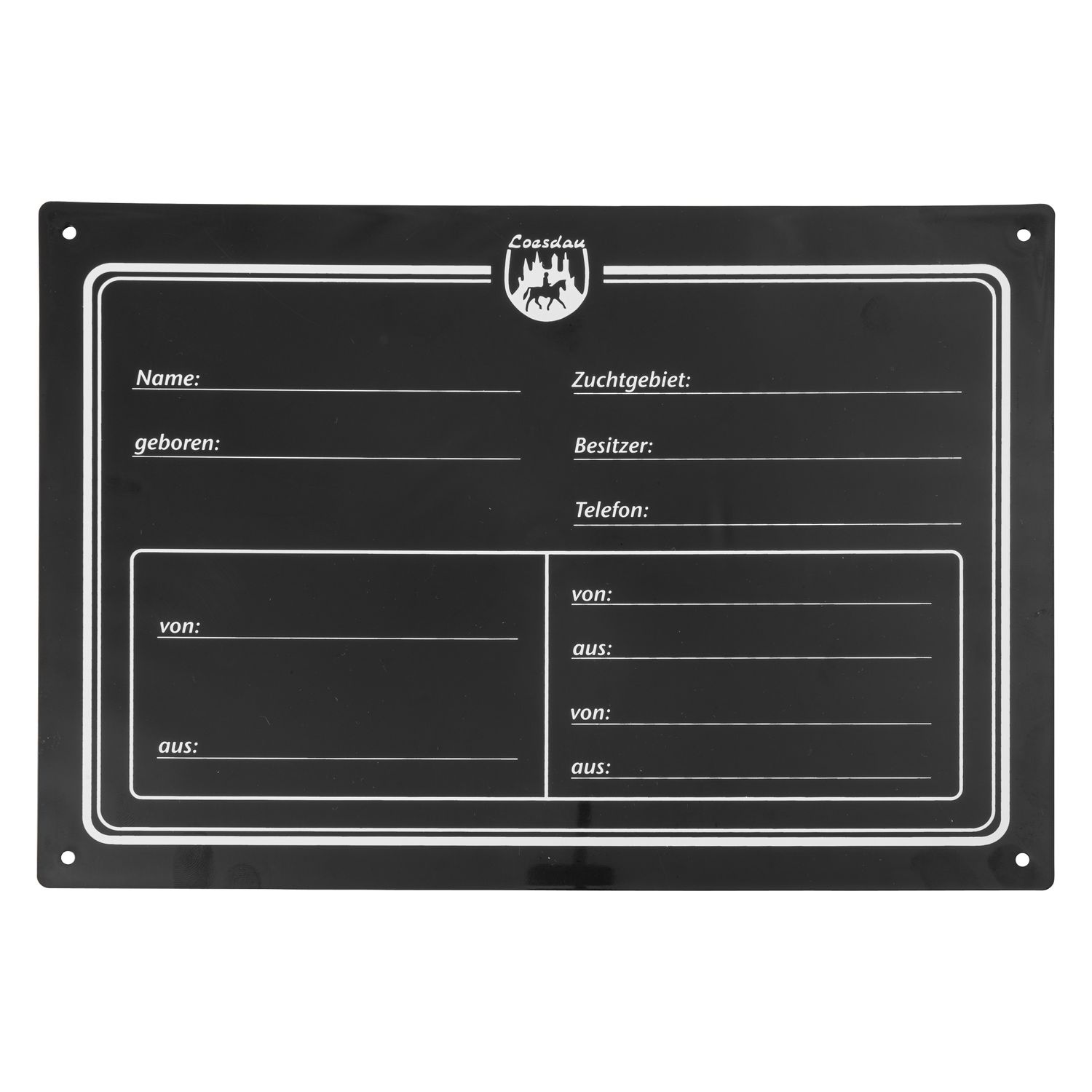 Loesdau Stalltafeln – Ansicht 1