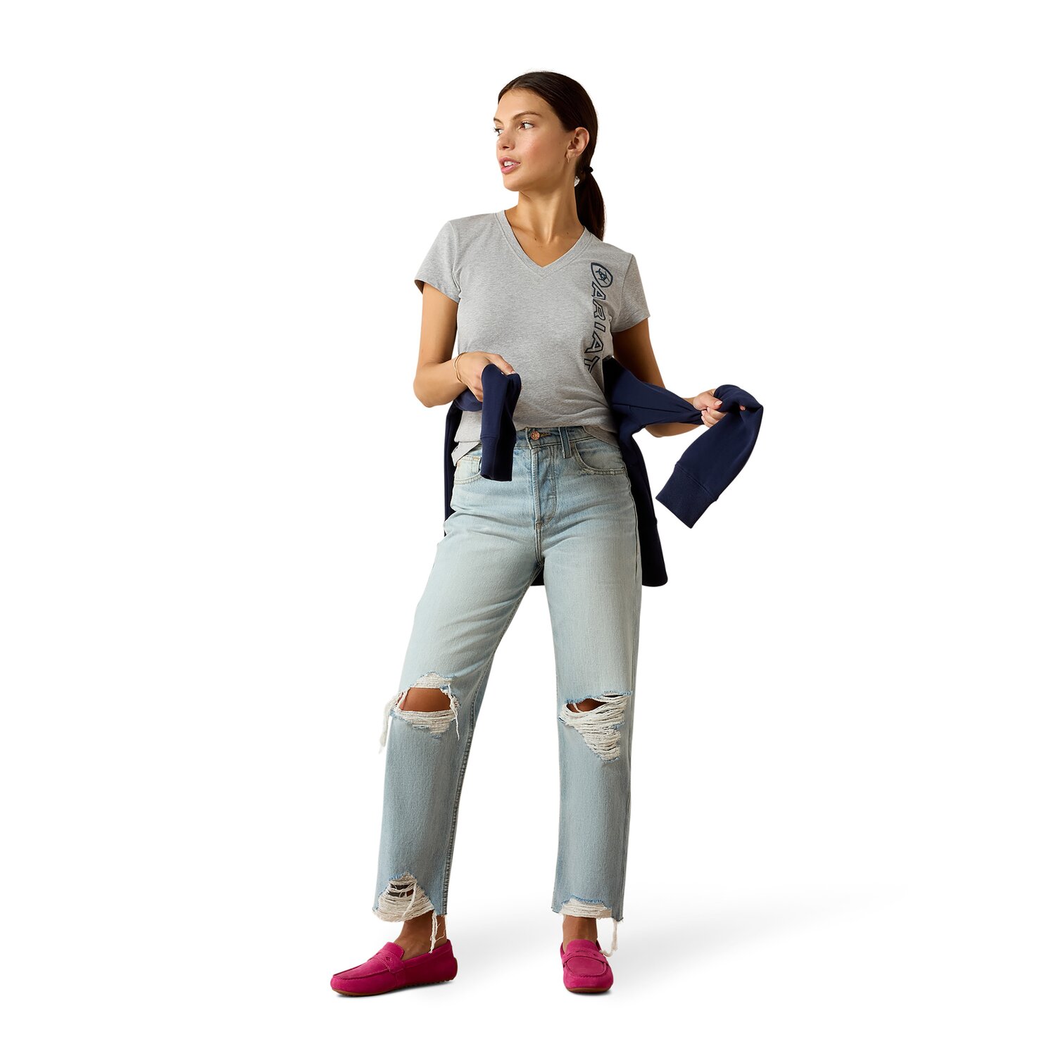 ARIAT T-Shirt Vertical-Logo Tee für Damen &ndash; Ansicht 3