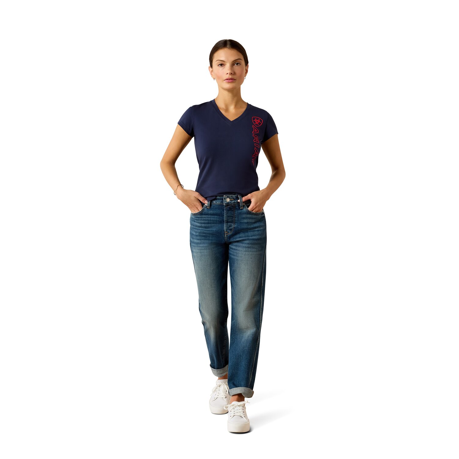 ARIAT T-Shirt Vertical-Logo Tee für Damen &ndash; Ansicht 8