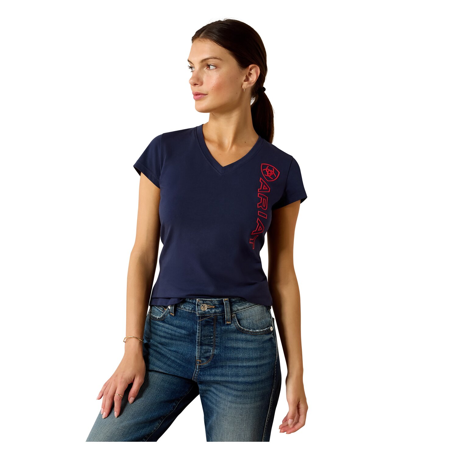 ARIAT T-Shirt Vertical-Logo Tee für Damen &ndash; Ansicht 2