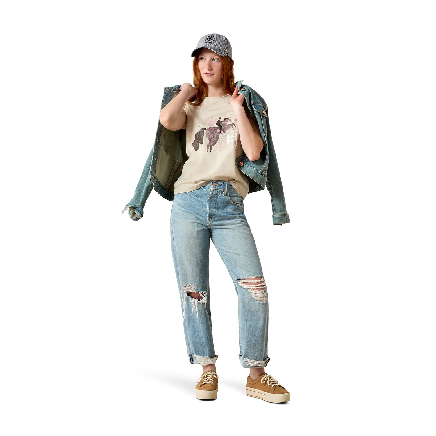 ARIAT T-Shirt Floral Leap &ndash; Ansicht 3