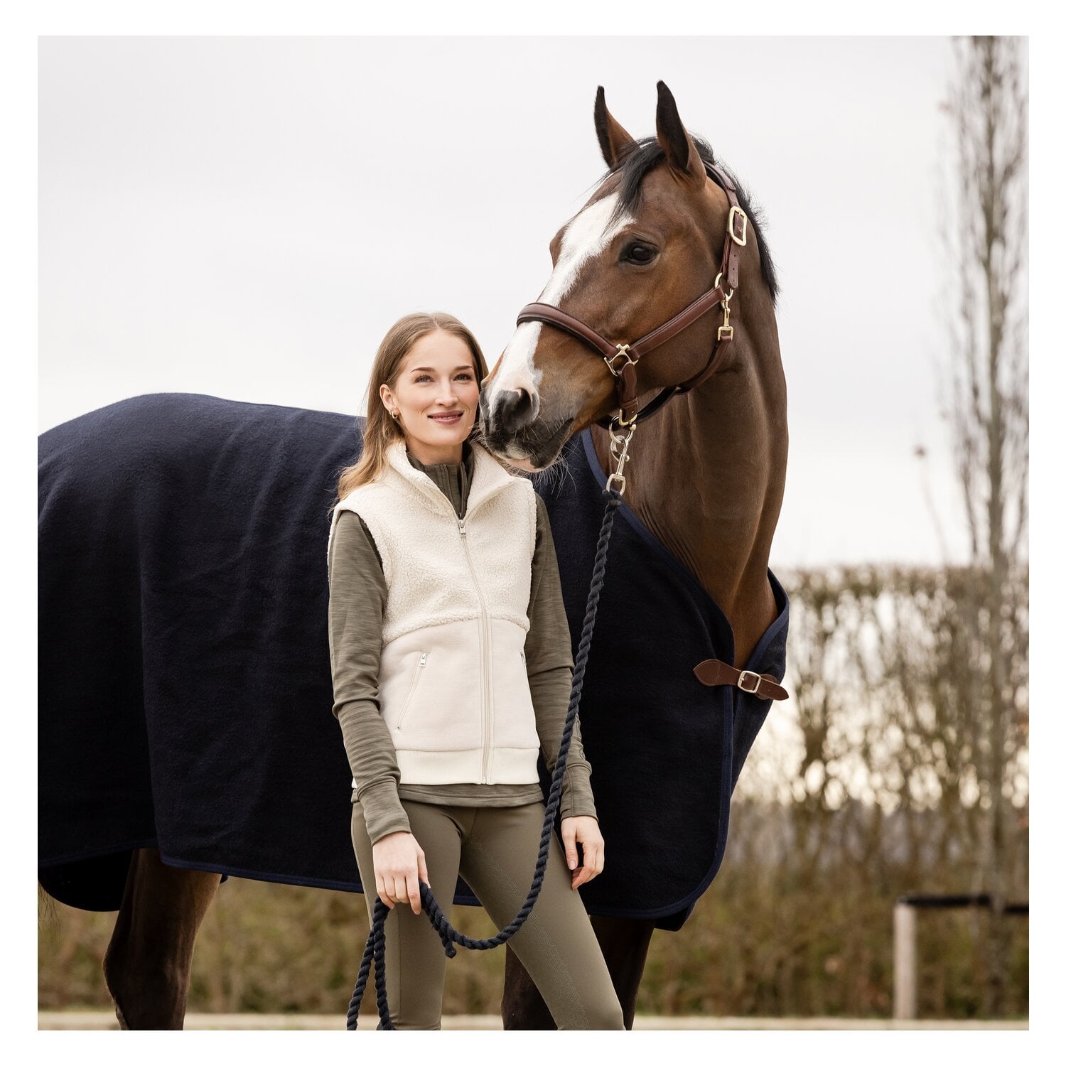 ARIAT Sherpafleece Weste Laviolette &ndash; Ansicht 3