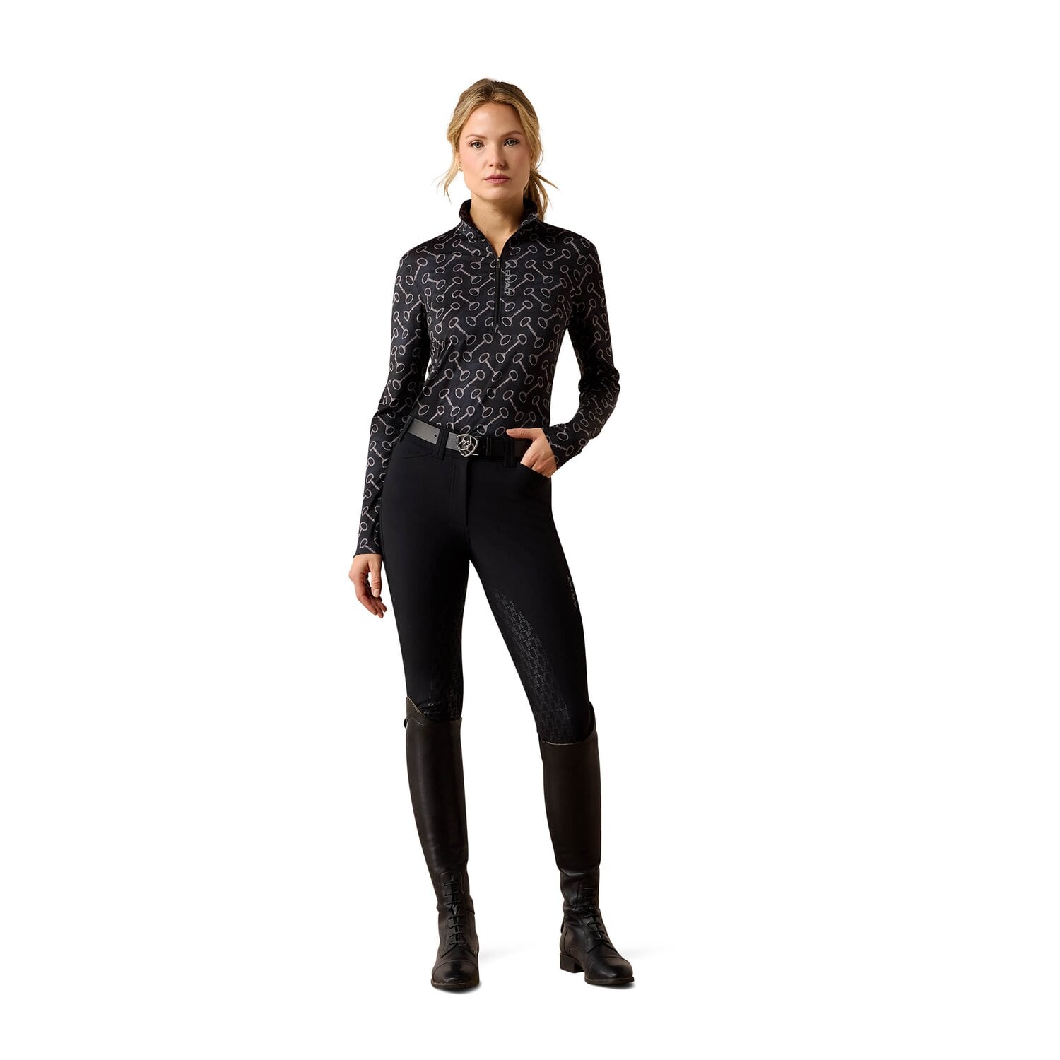 ARIAT Half-Zip Funktionsshirt LunaVeil &ndash; Ansicht 3