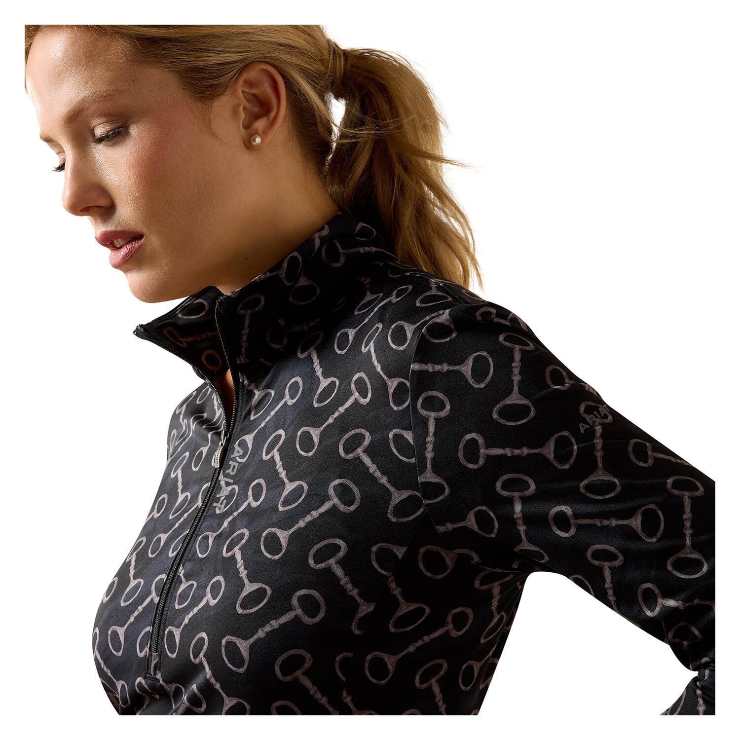 ARIAT Half-Zip Funktionsshirt LunaVeil &ndash; Ansicht 4