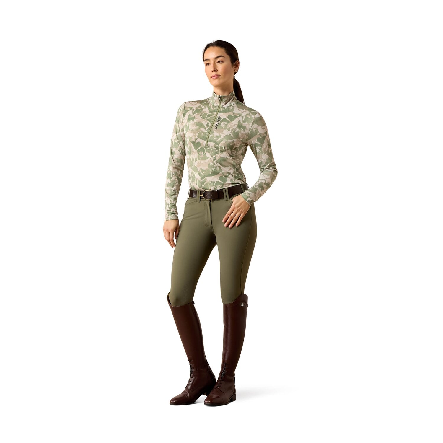 ARIAT Half-Zip Funktionsshirt LunaVeil &ndash; Ansicht 3