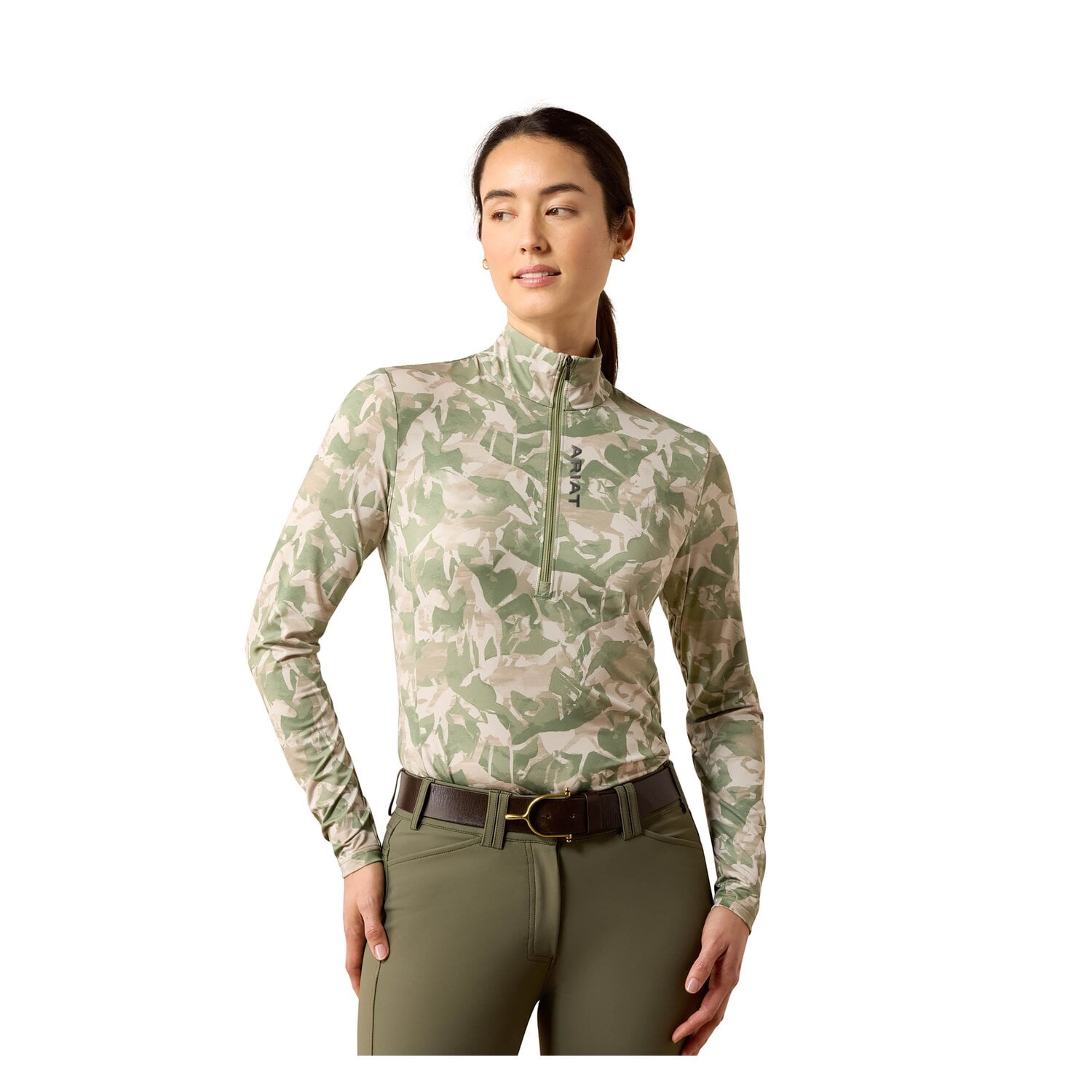 ARIAT Half-Zip Funktionsshirt LunaVeil &ndash; Ansicht 1