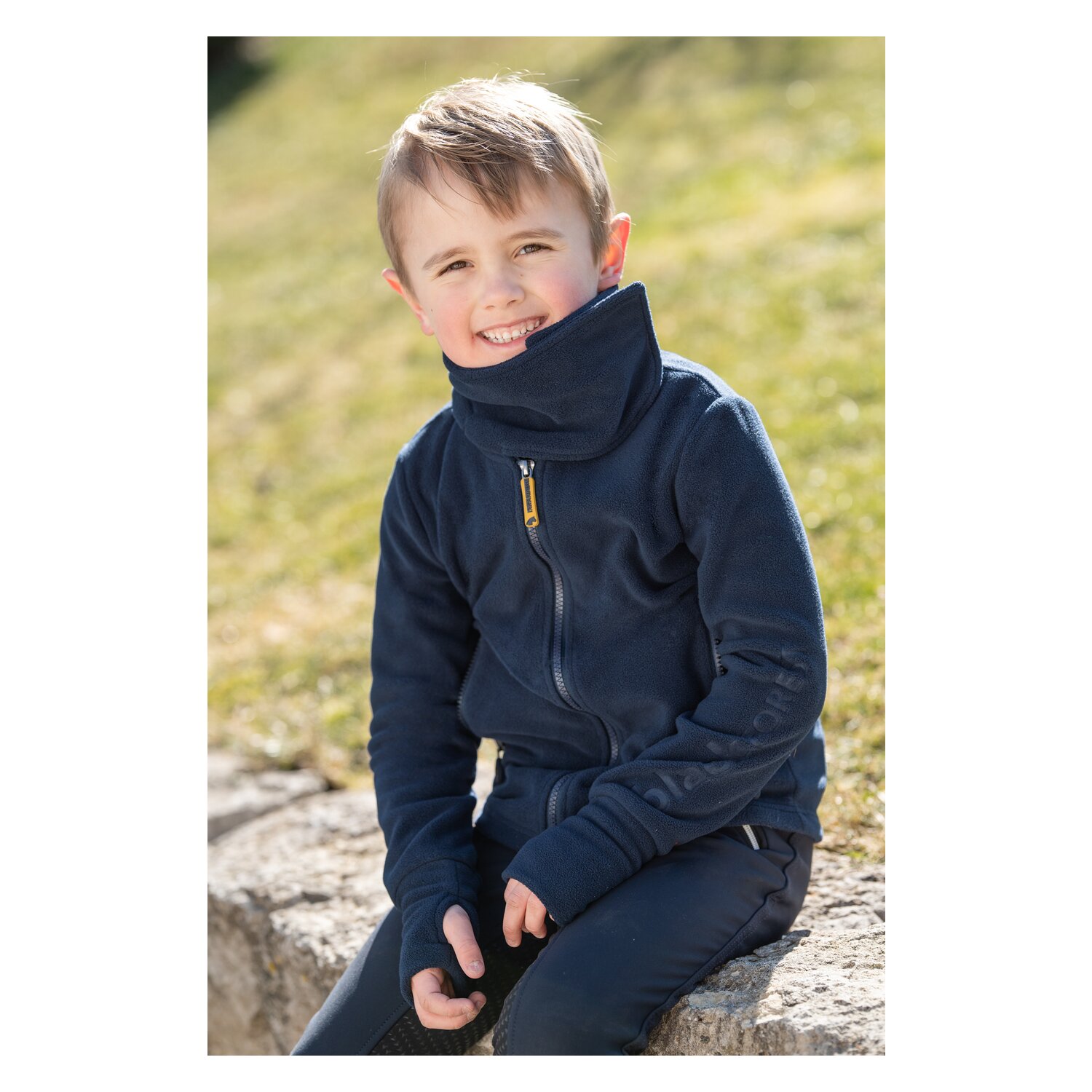 black forest kids Fleecejacke mit Stehkragen – Ansicht 5