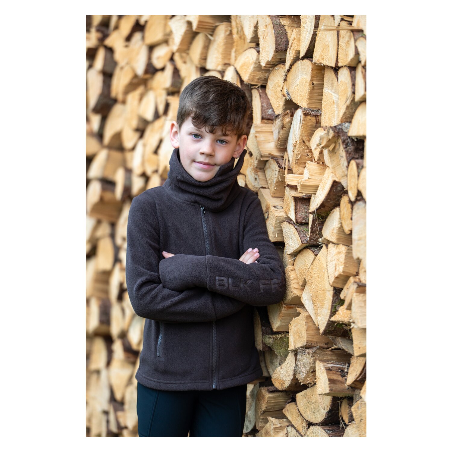 black forest kids Fleecejacke mit Stehkragen – Ansicht 4