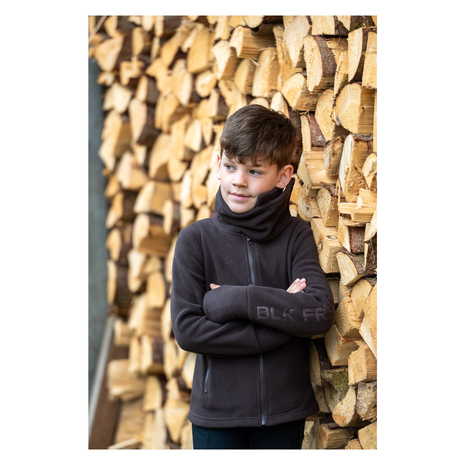 black forest kids Fleecejacke mit Stehkragen – Ansicht 5