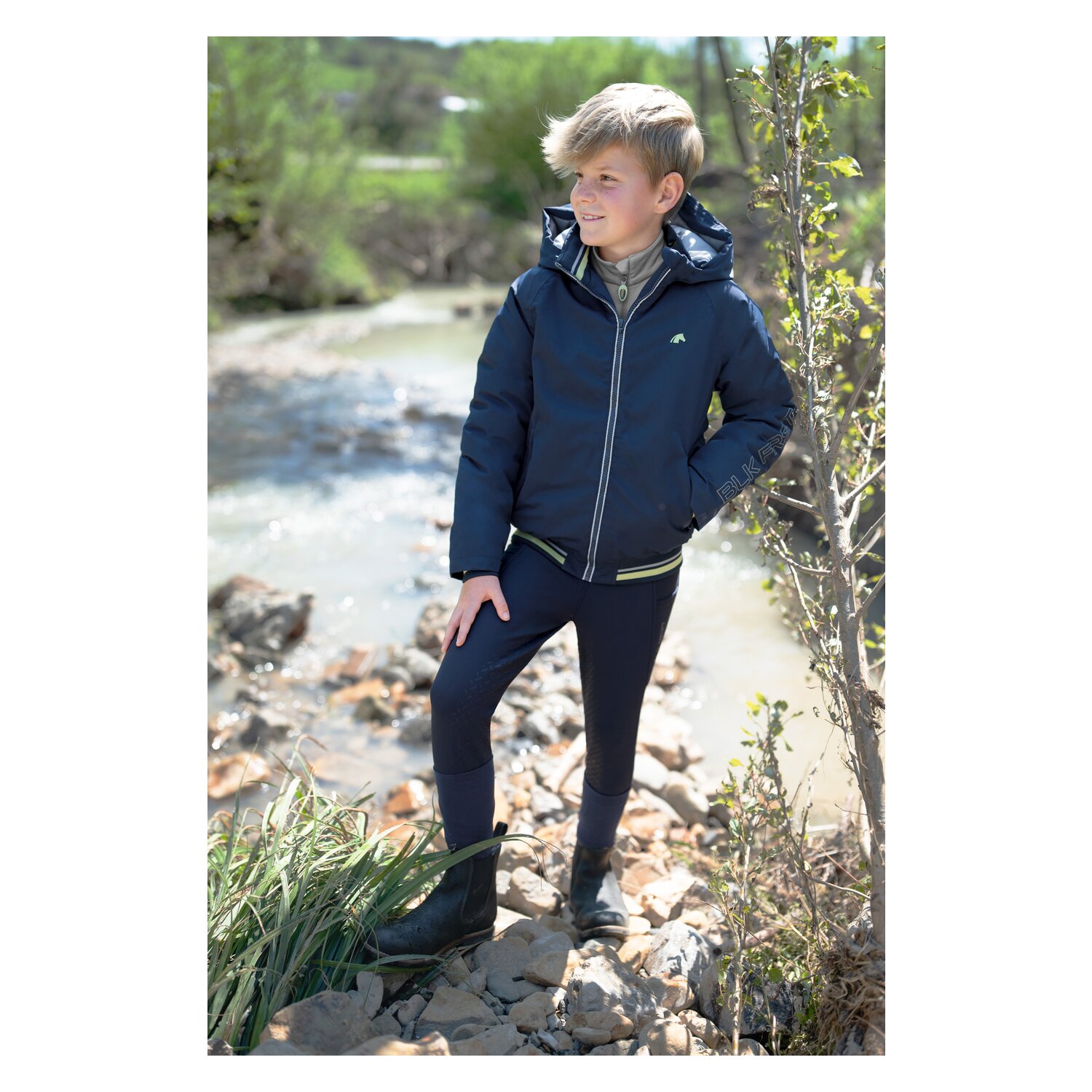 black forest kids Vollbesatz-Reithose Softshell Grip – Ansicht 5