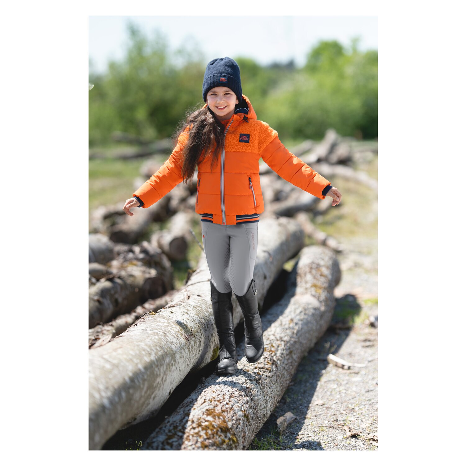black forest kids Vollbesatz-Reithose Softshell Grip – Ansicht 5