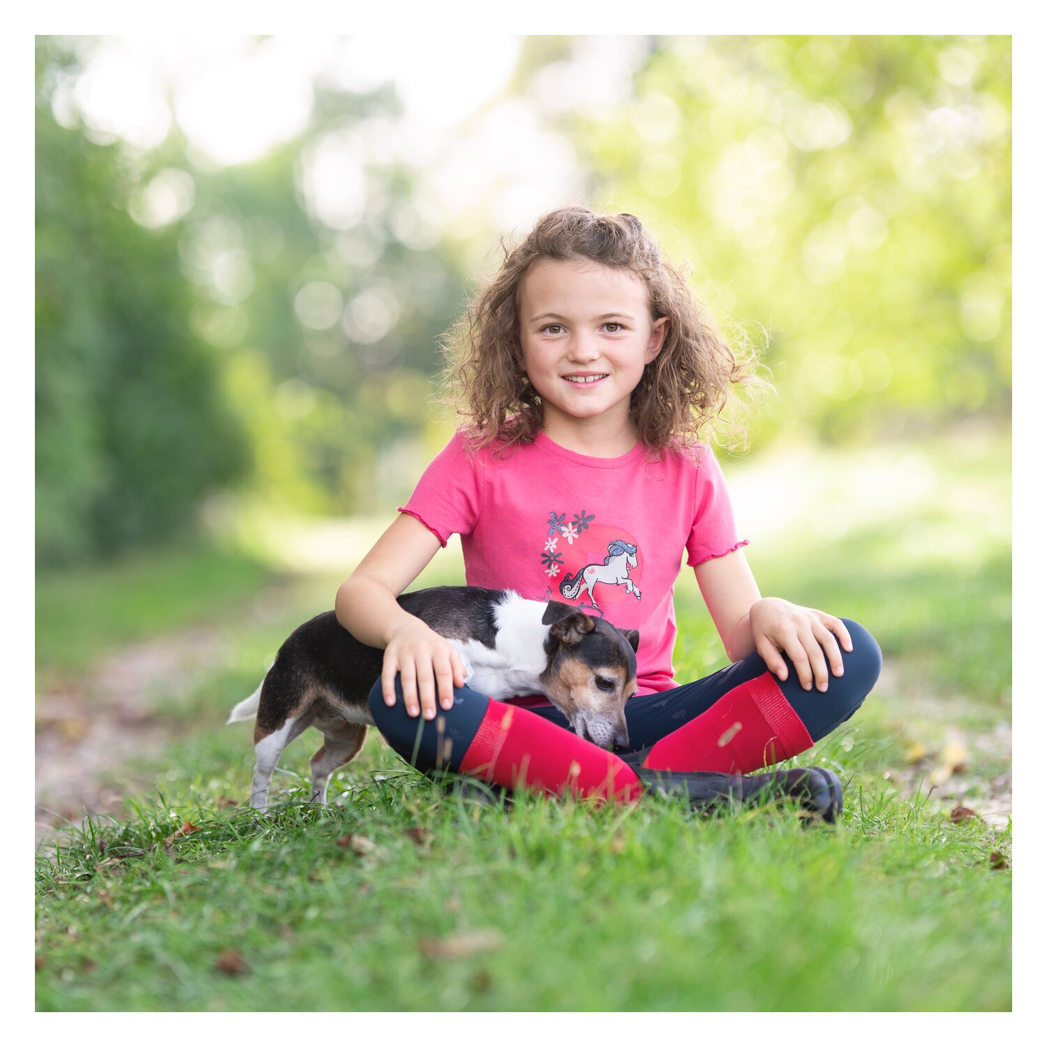black forest kids Grip-Vollbesatz-Reitleggings Mesh – Ansicht 5