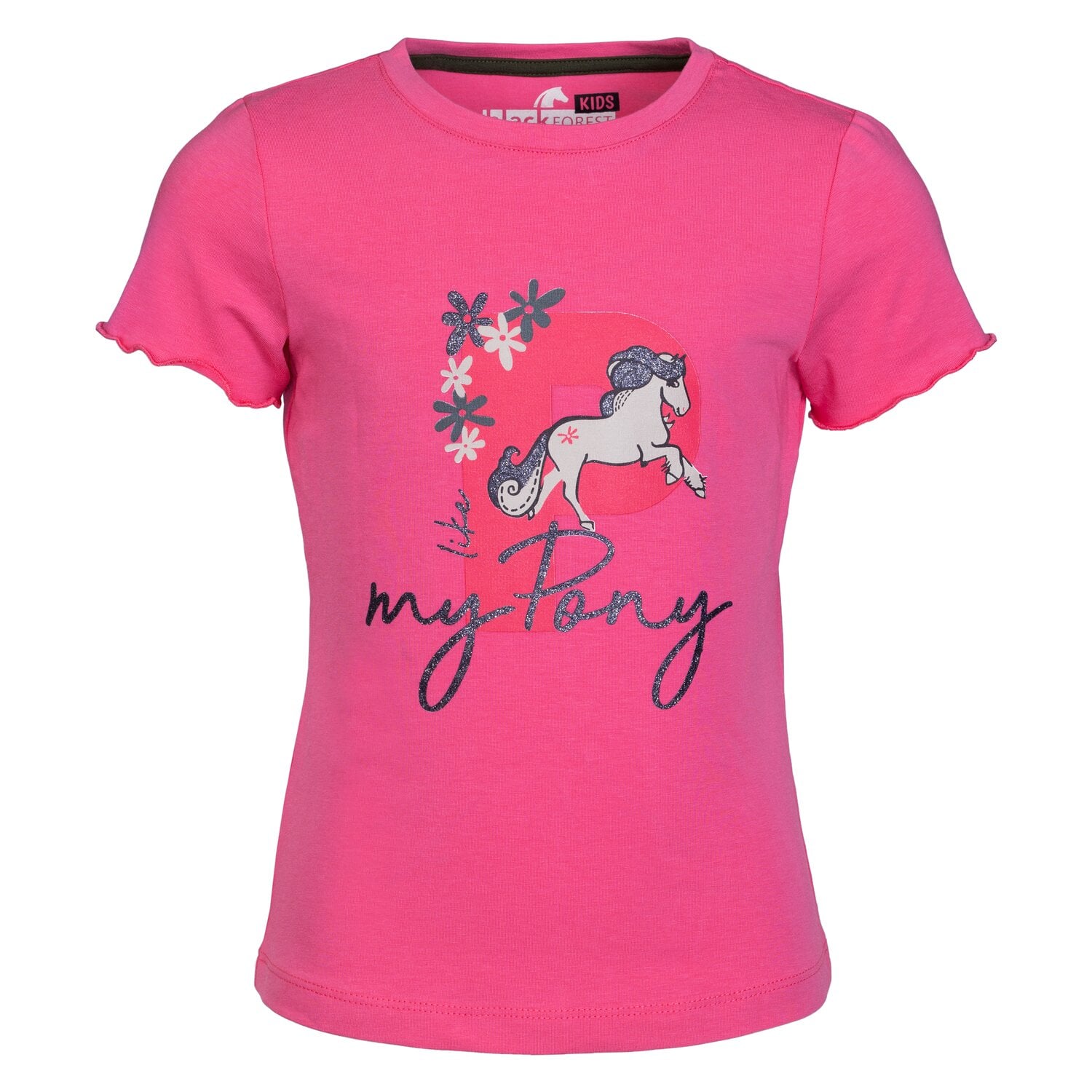 black forest kids T-Shirt mit Ponyprint &ndash; Ansicht 1