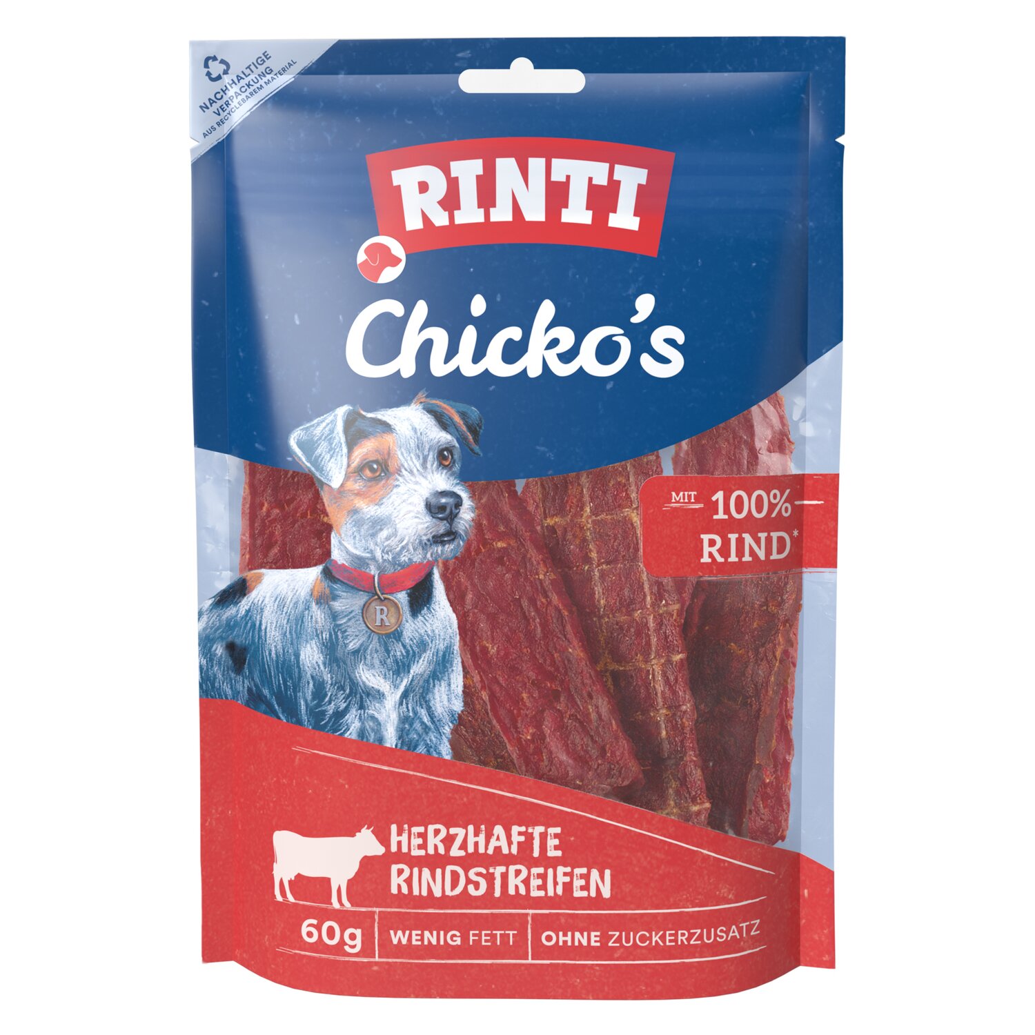 RINTI Fleischstreifen Chickos – Ansicht 1