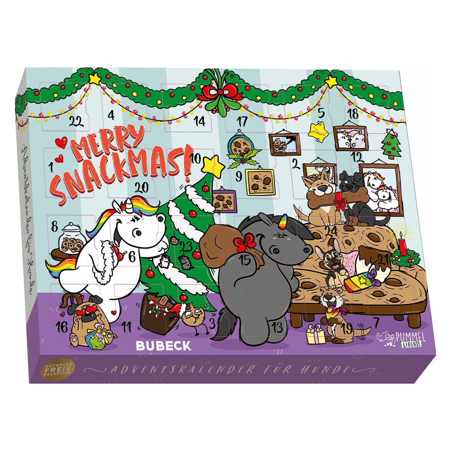 PUMMEL & FRIENDS Adventskalender für Hunde, Bubeck