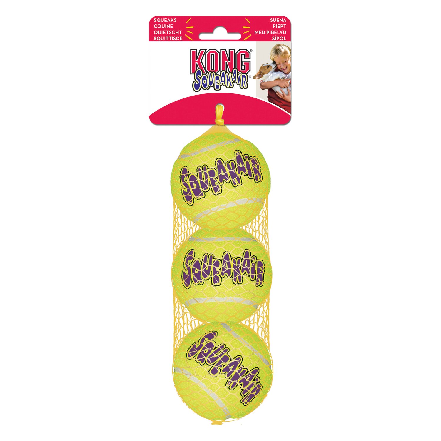 HUNTER KONG Airdog Squeakair Balls – Ansicht 1