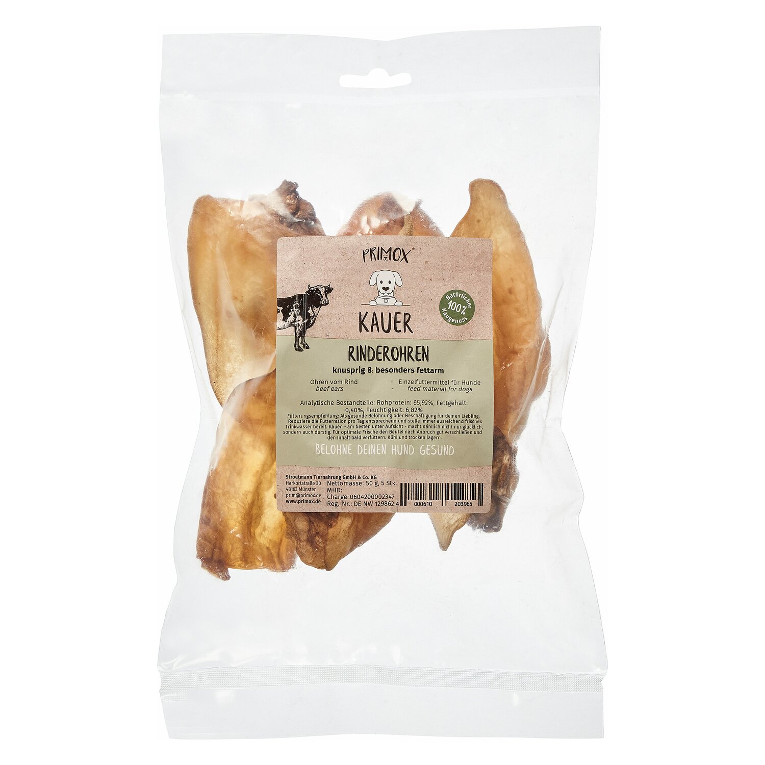 PRIMOX Rinderohren – Ansicht 1