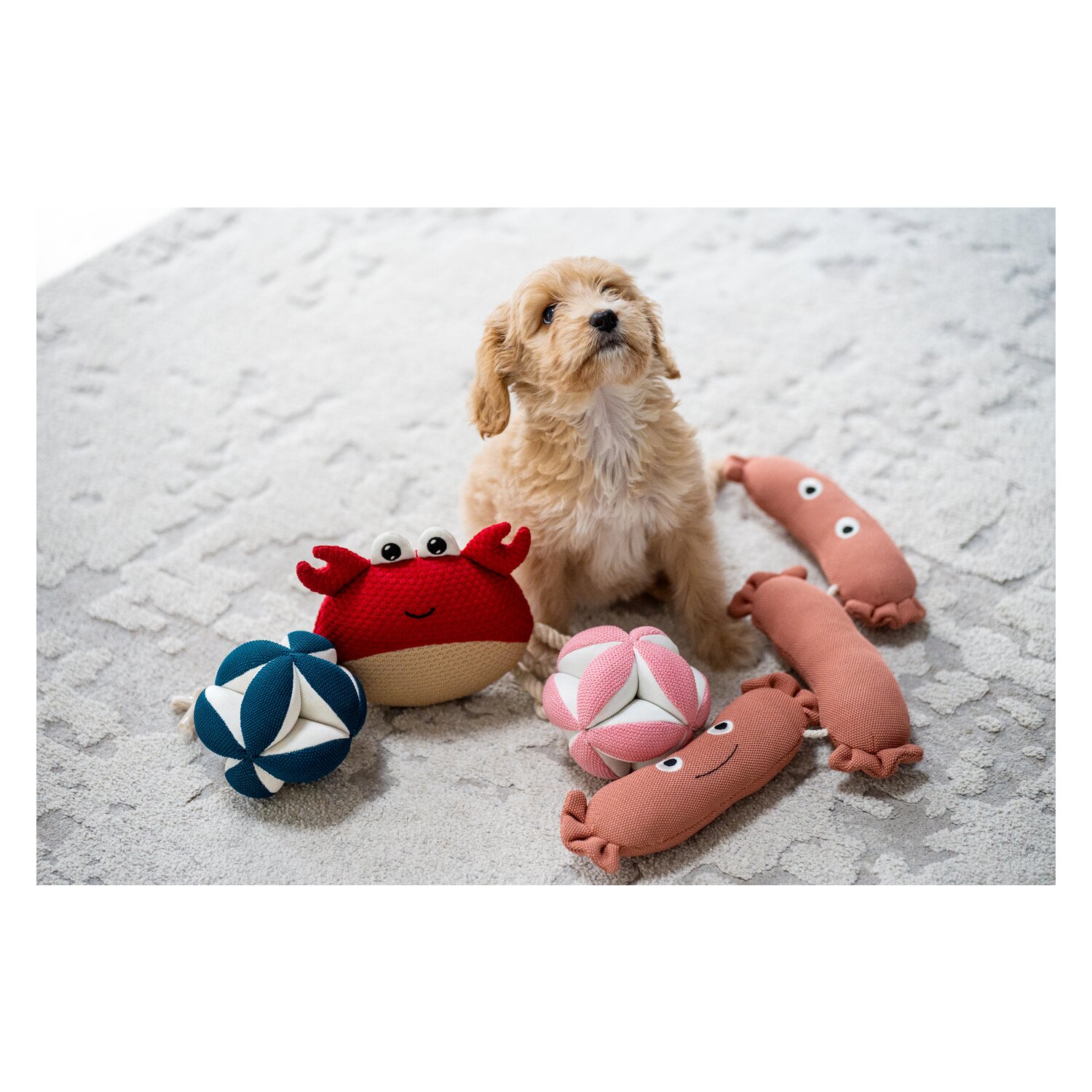 pawberry Hundespielzeug Krebs – Ansicht 2