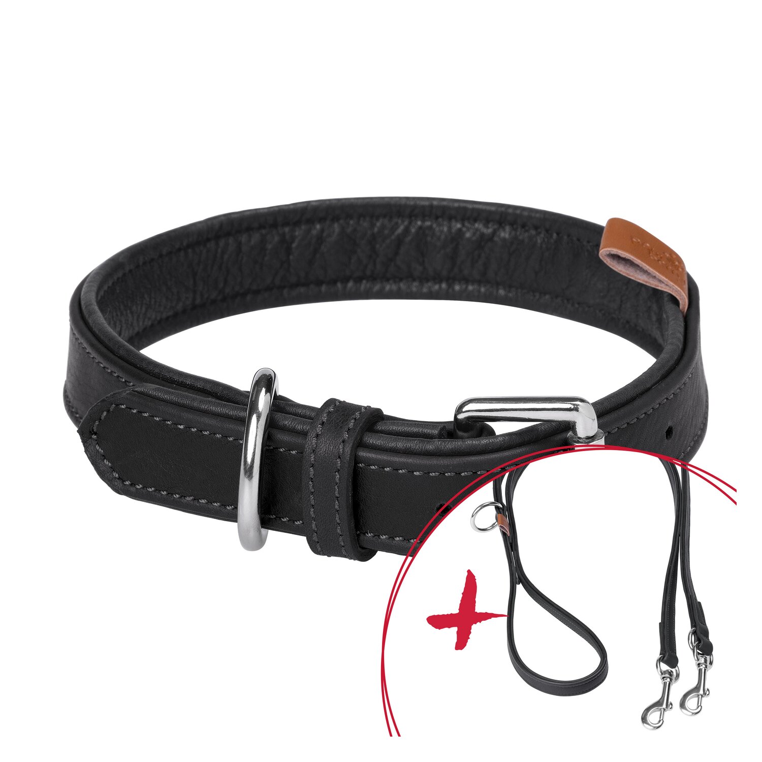 pawberry Set Gassi XS-M Hundehalsband + Hundeleine Melun – Ansicht 1