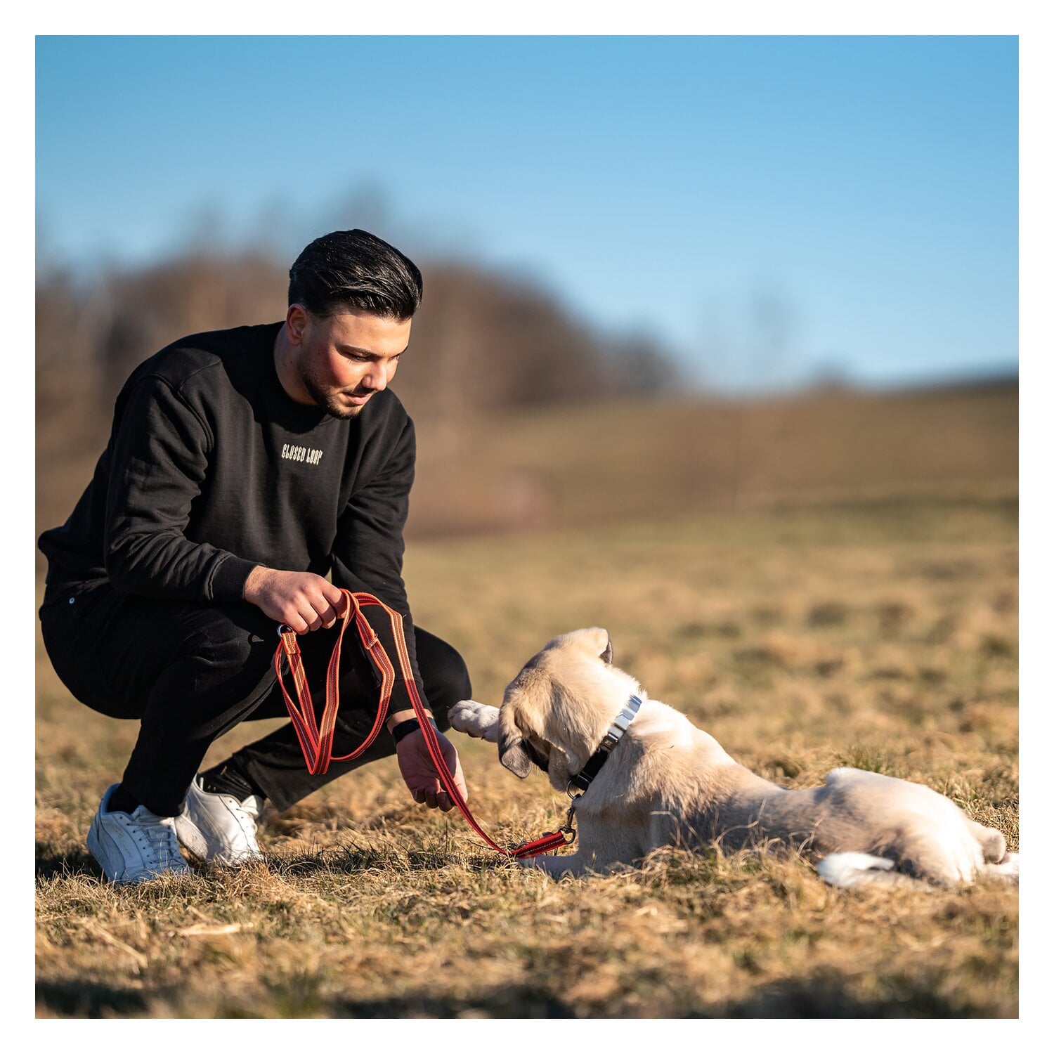 SPRENEGR Gummierte Hundeleine, 3- fach verstellbar, SPRENGER &ndash; Ansicht 8