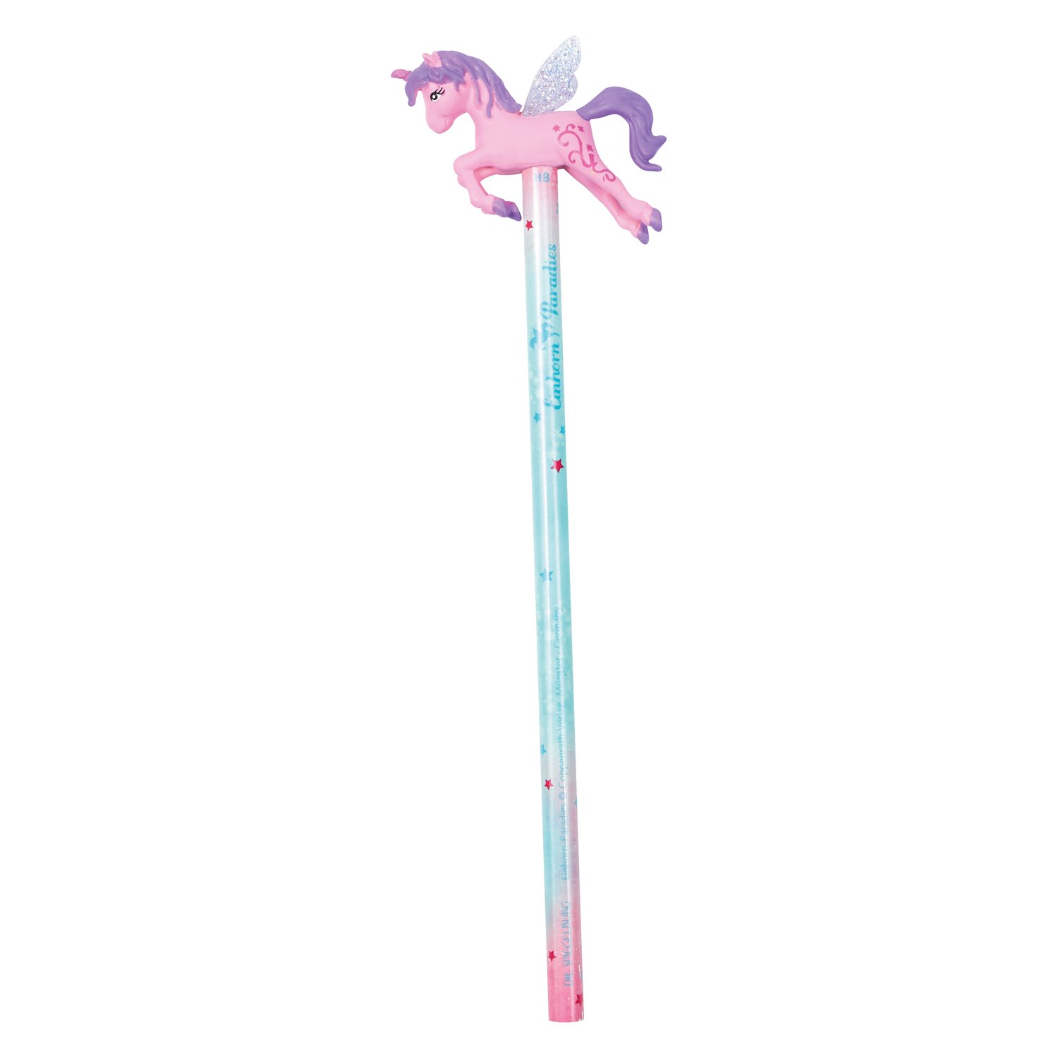 Bleistift mit Topper Einhorn Paradies – Ansicht 4