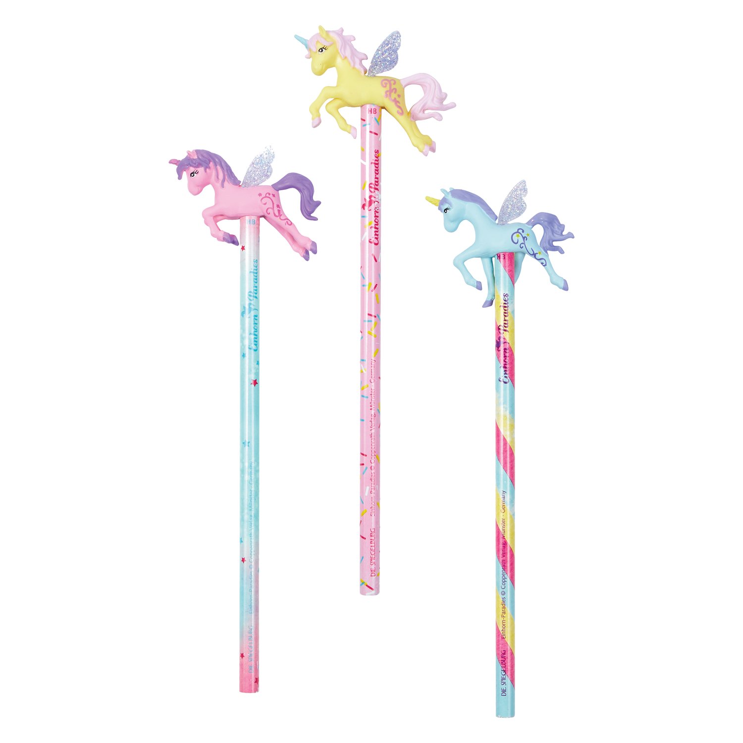 Bleistift mit Topper Einhorn Paradies – Ansicht 1