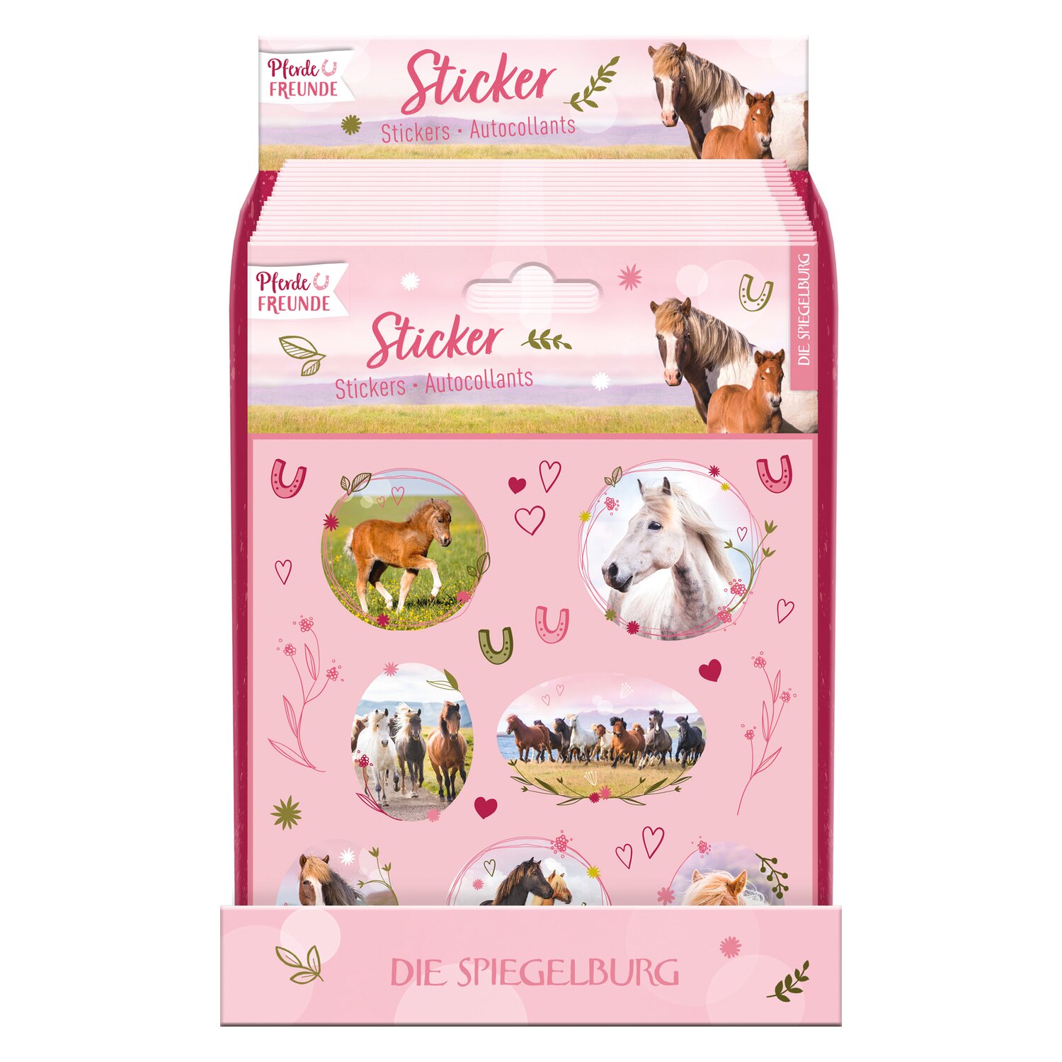 DIE SPIEGELBURG Sticker Pferdefreunde – Ansicht 2