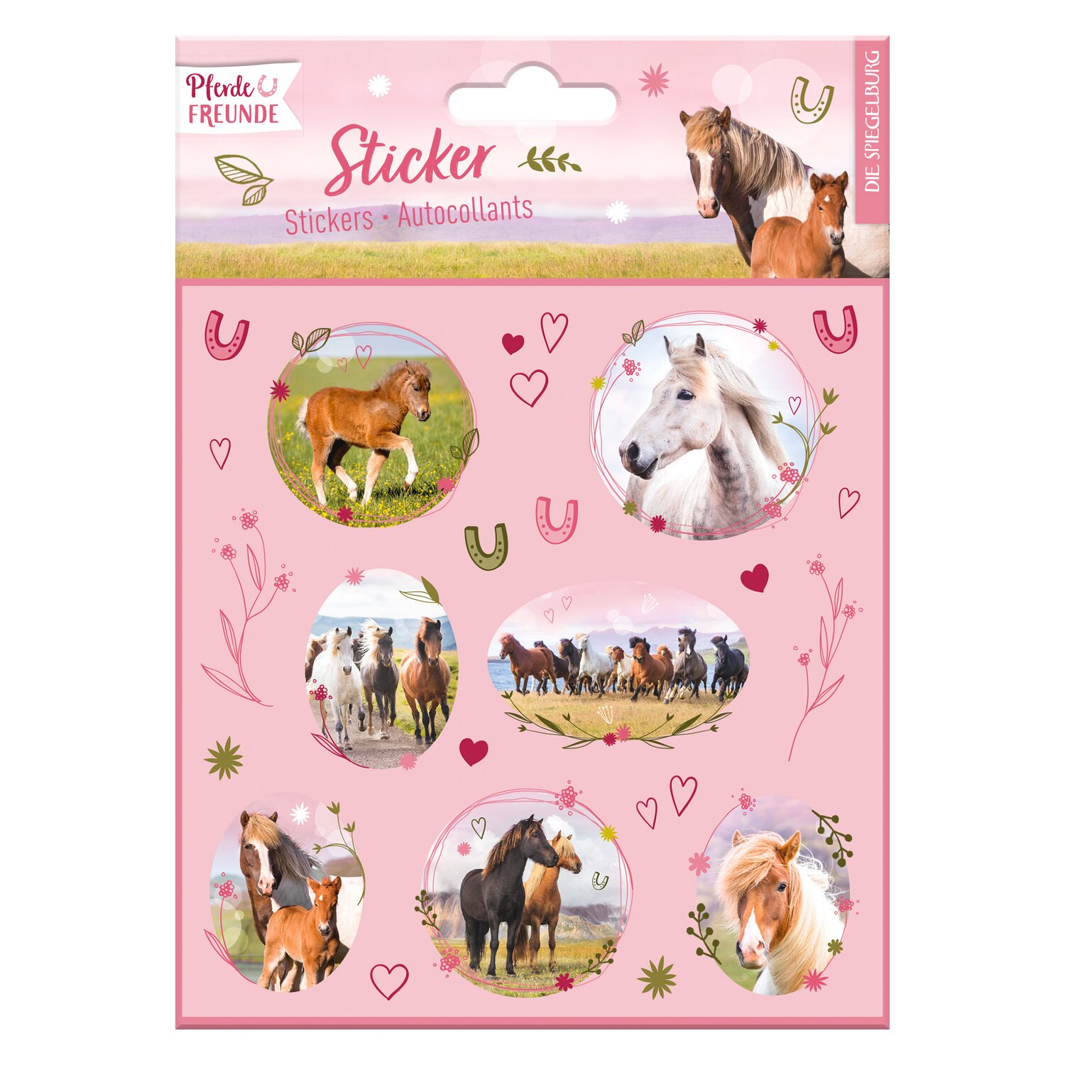 DIE SPIEGELBURG Sticker Pferdefreunde – Ansicht 1