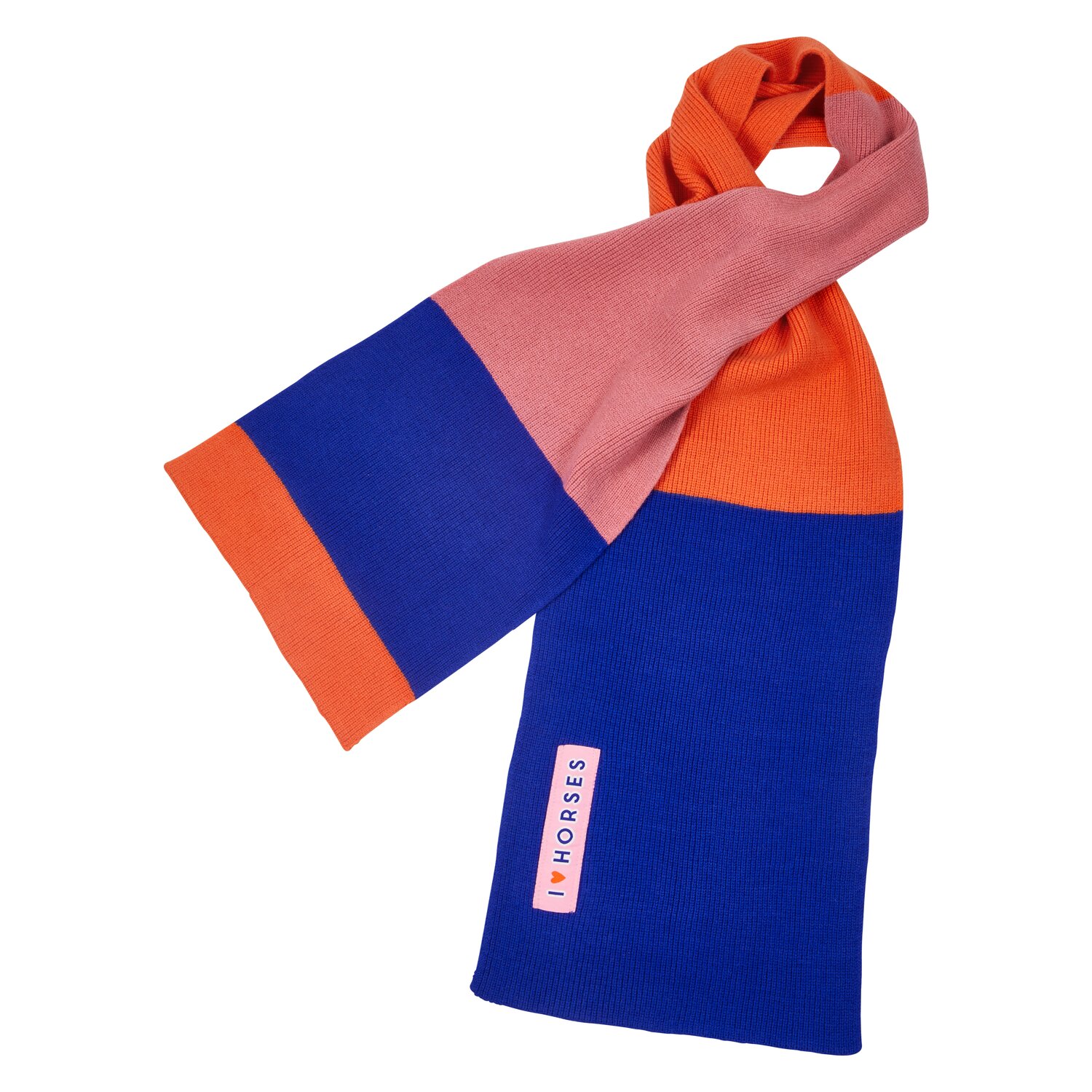 DIE SPIEGELBURG I love horses Schal College – Ansicht 1