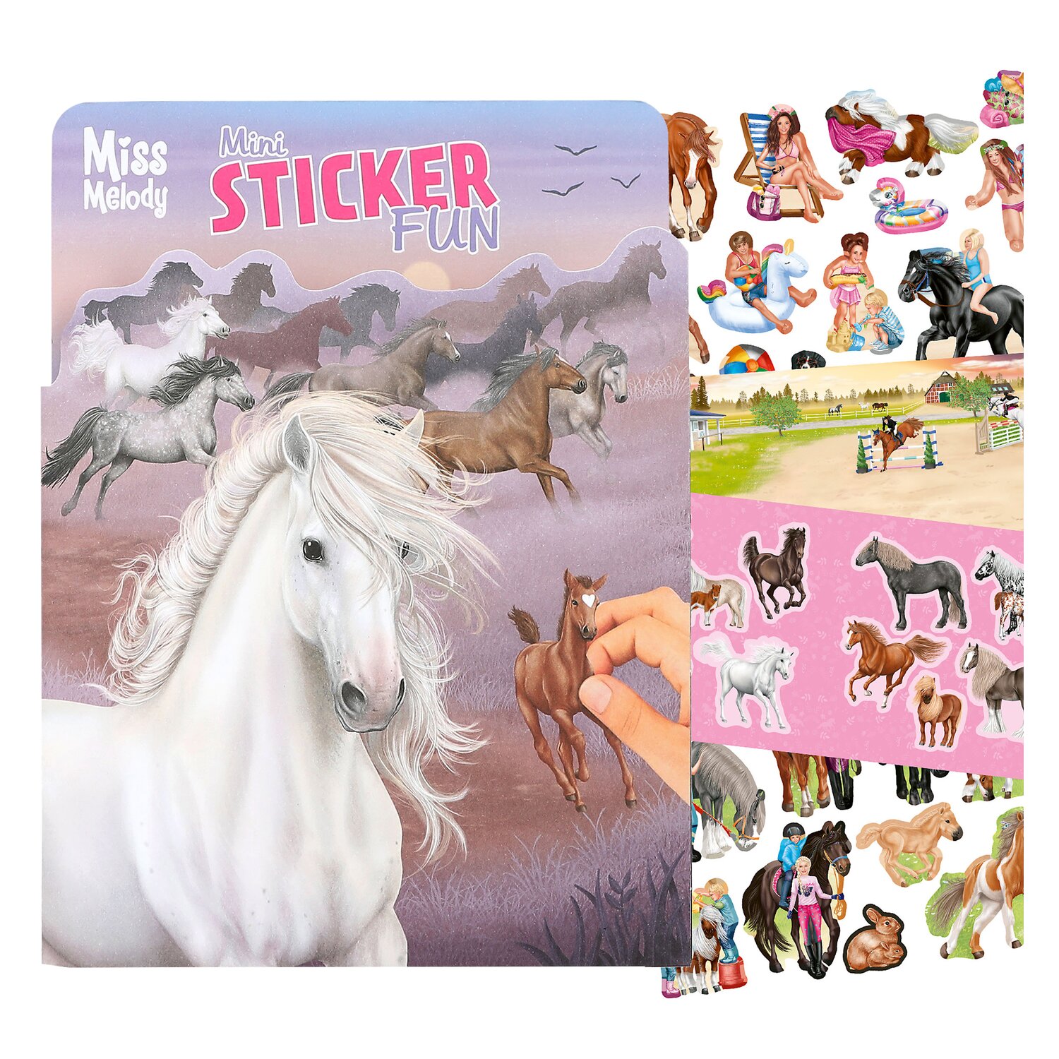 Miss Melody Mini Sticker-Fun-Buch – Ansicht 1