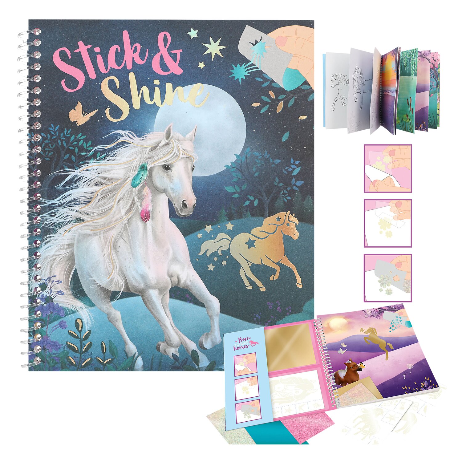 Miss Melody Malbuch Stick & Shine &ndash; Ansicht 2