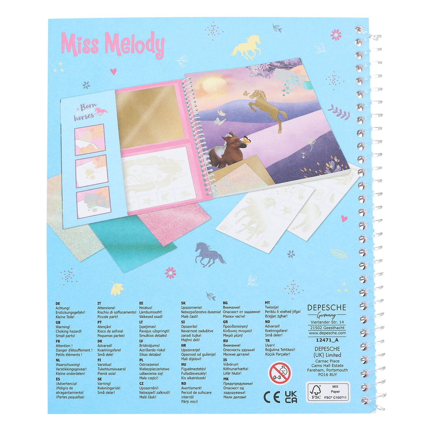 Miss Melody Malbuch Stick & Shine &ndash; Ansicht 7