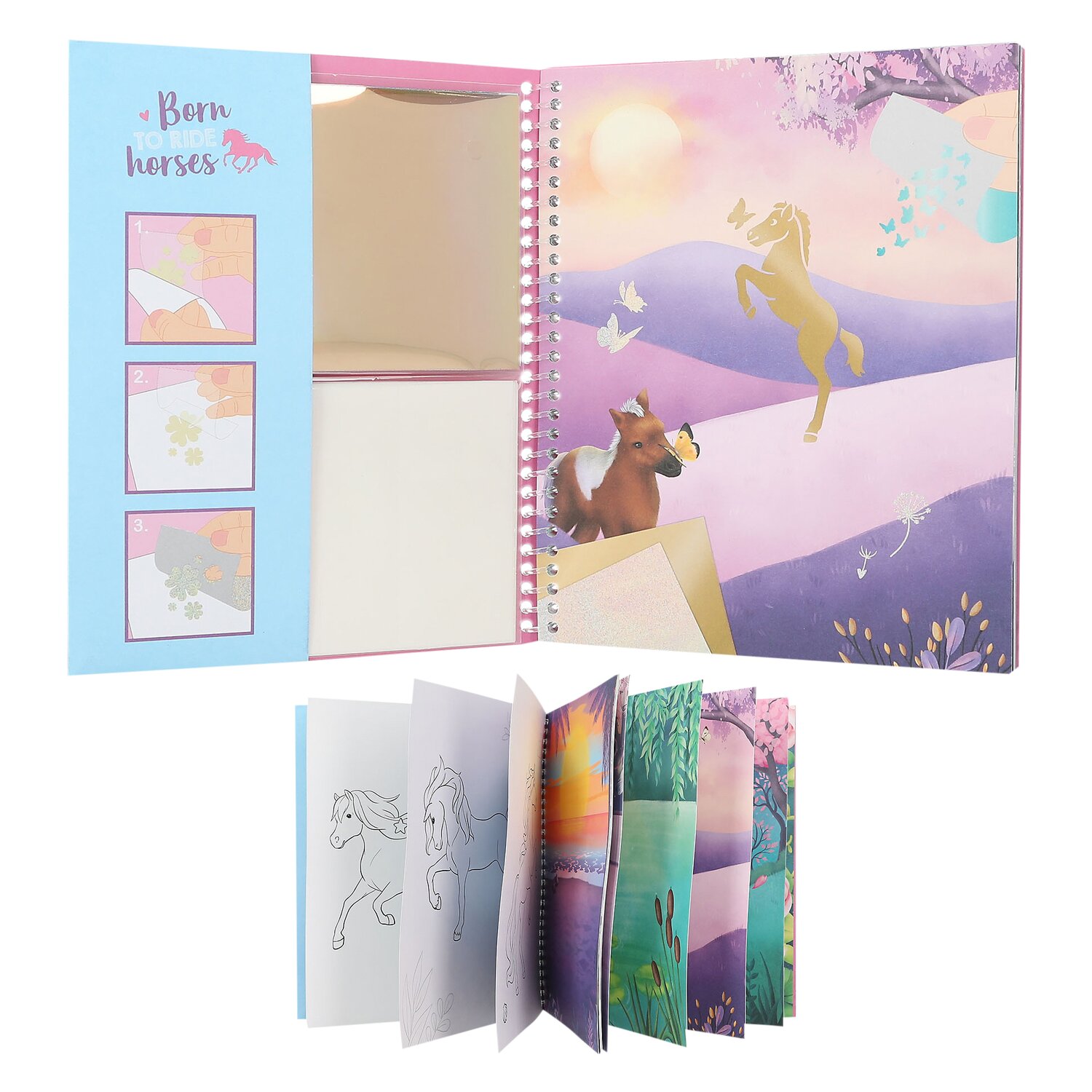 Miss Melody Malbuch Stick & Shine &ndash; Ansicht 3