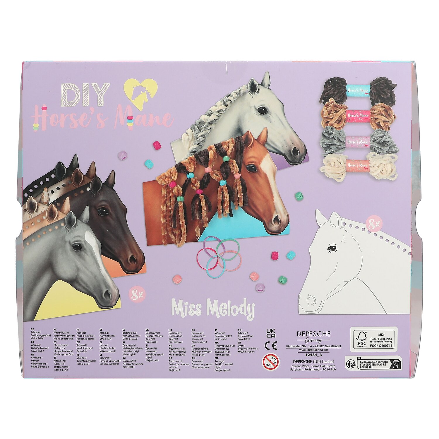 Miss Melody Flecht-Set Horse Mane – Ansicht 8