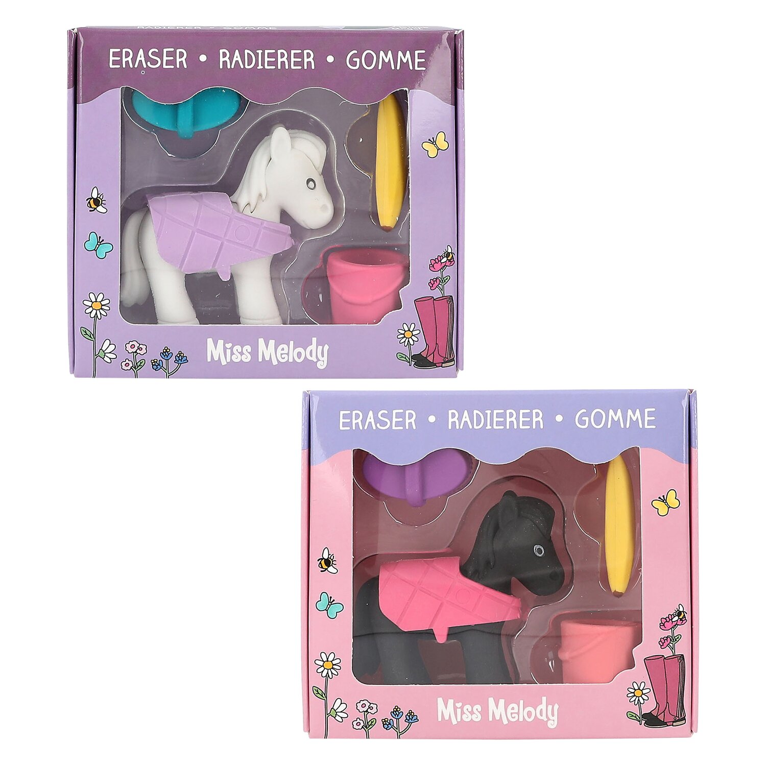 Miss Melody Radiergummi-Set – Ansicht 1