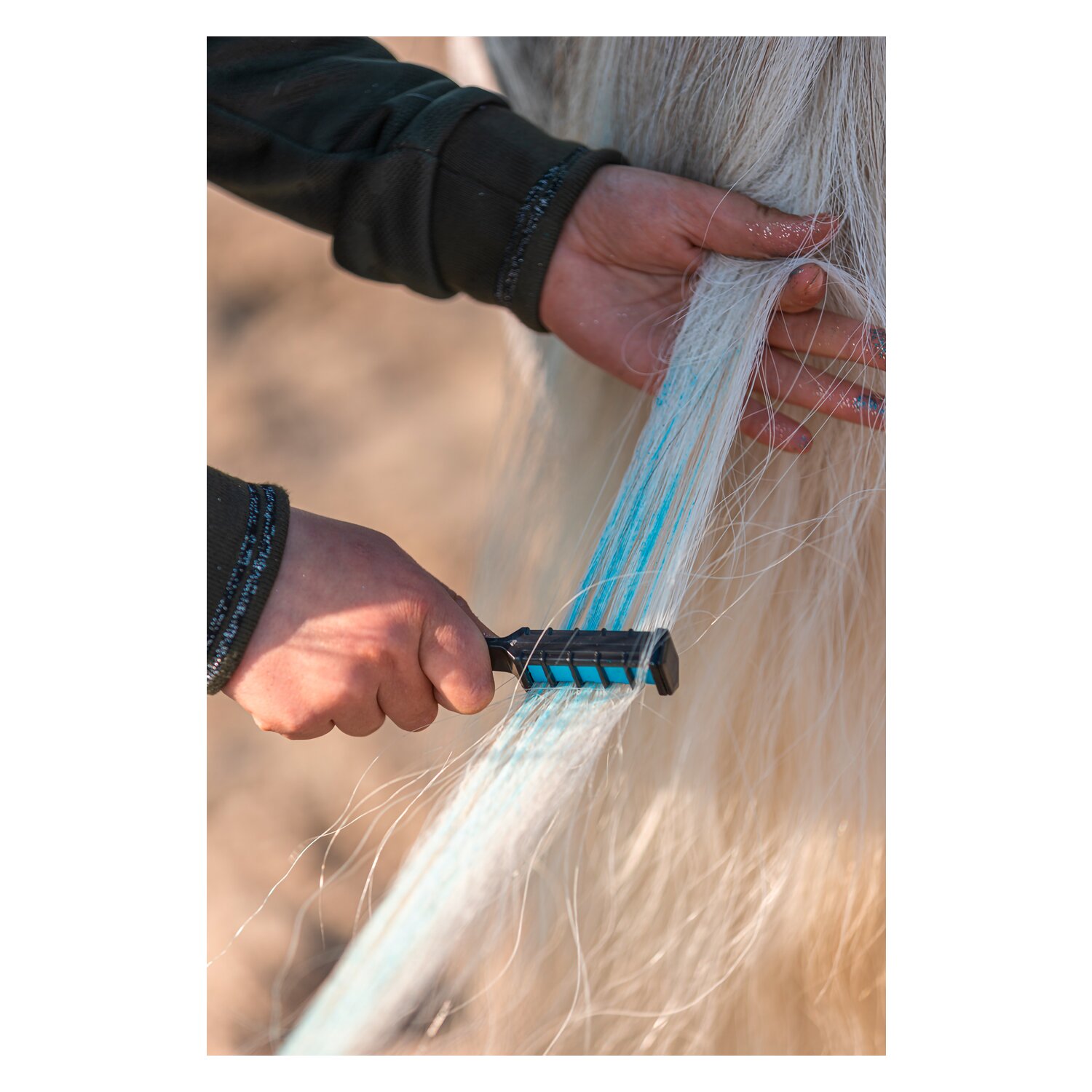 Regenbogenfarbige Kreide Lucky Horse Unicorn – Ansicht 5