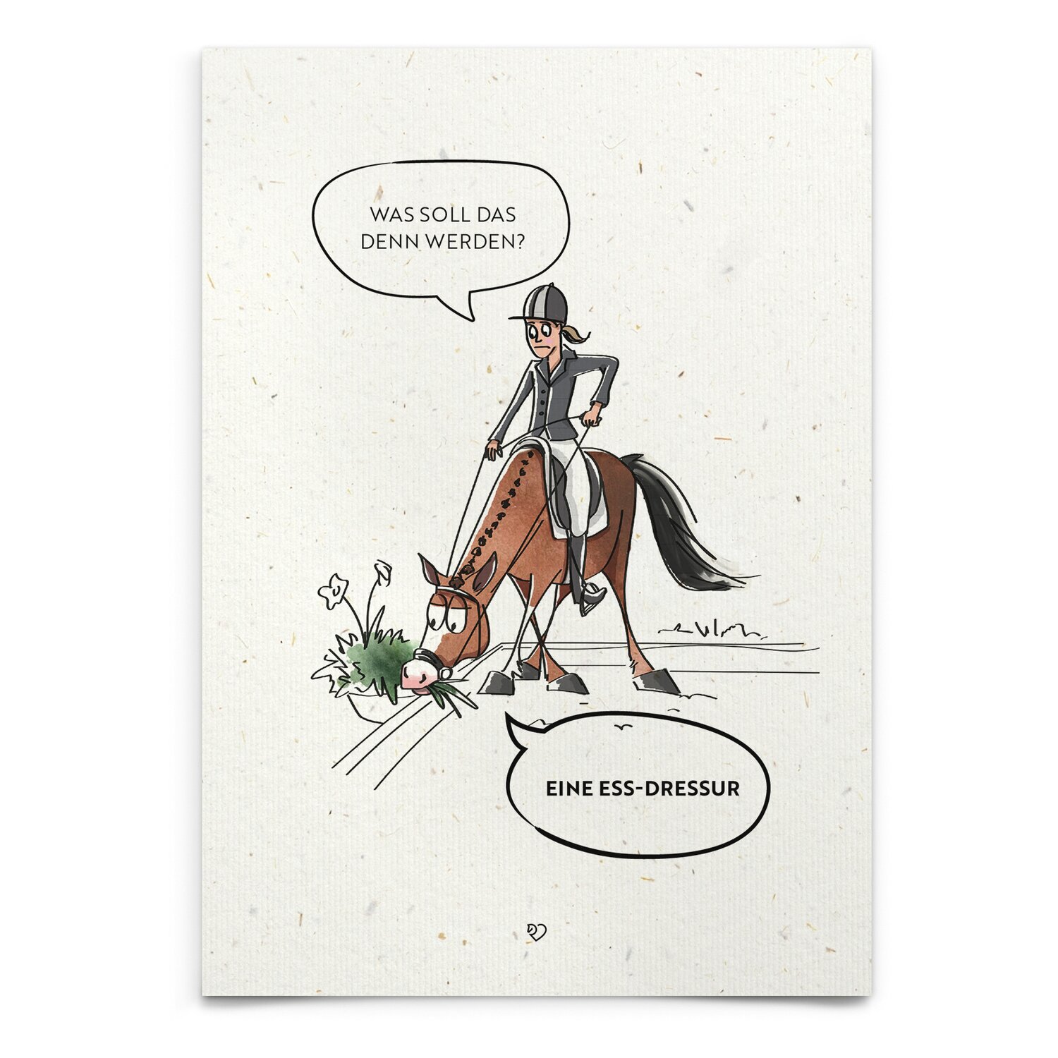 mrs. RIDE Strohpapier-Postkarten – Ansicht 1