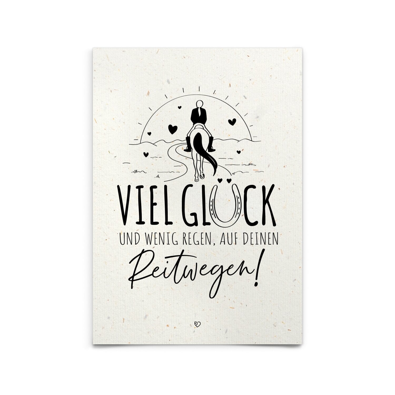 mrs. RIDE Strohpapier-Postkarten &ndash; Ansicht 1