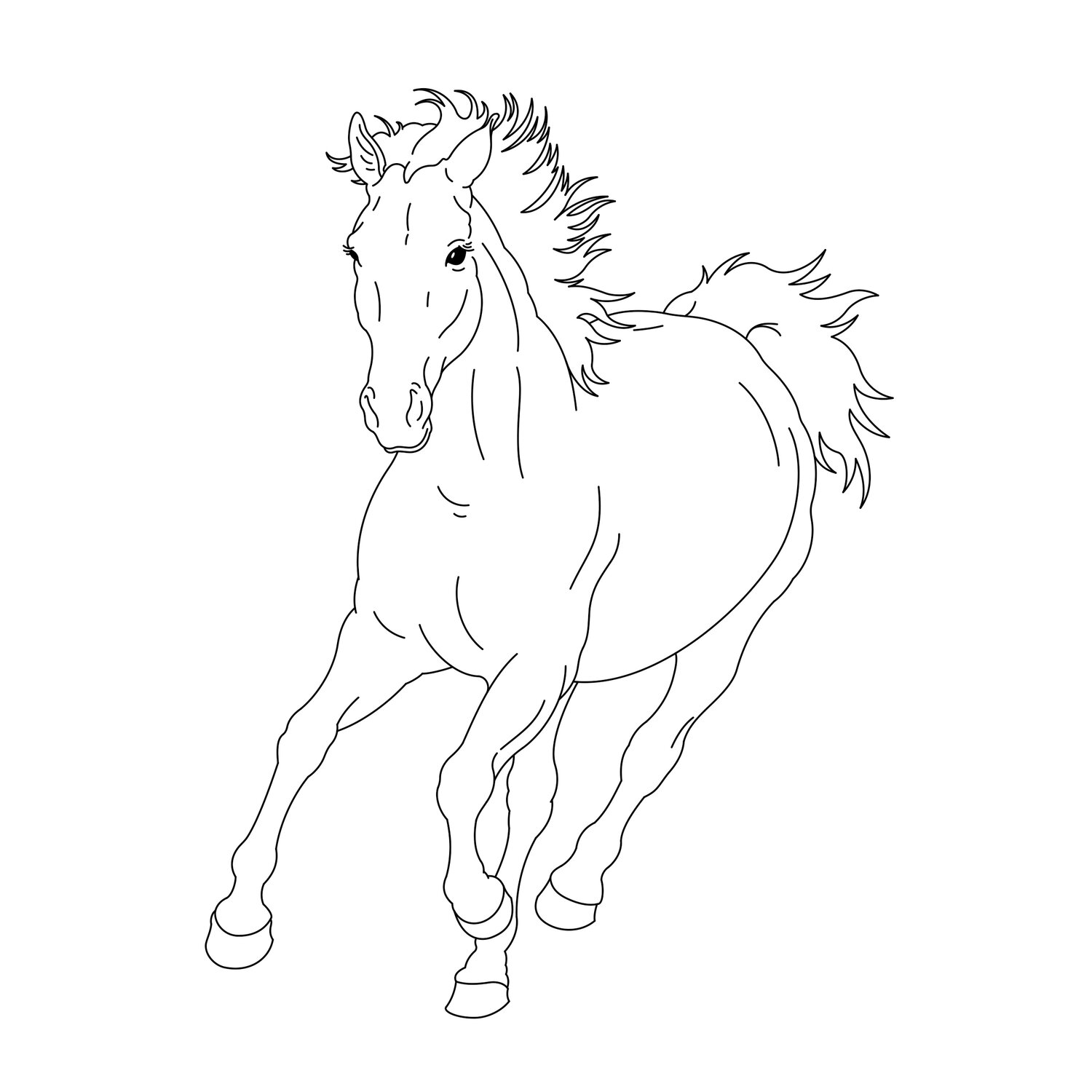 DIE SPIEGELBURG Mein superdicker Malblock Pferdefreunde – Ansicht 3