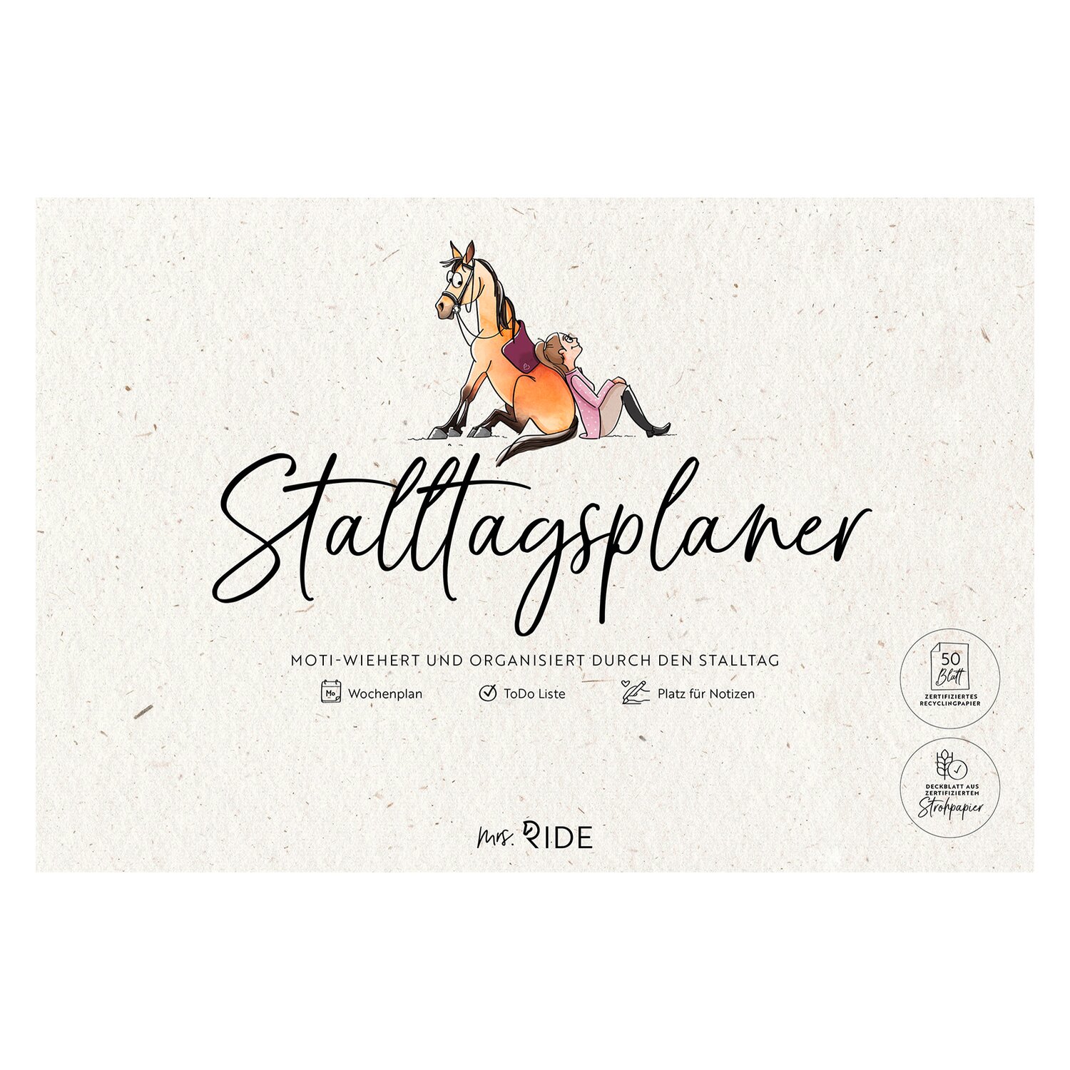 mrs. RIDE Stalltagsplaner – Ansicht 1