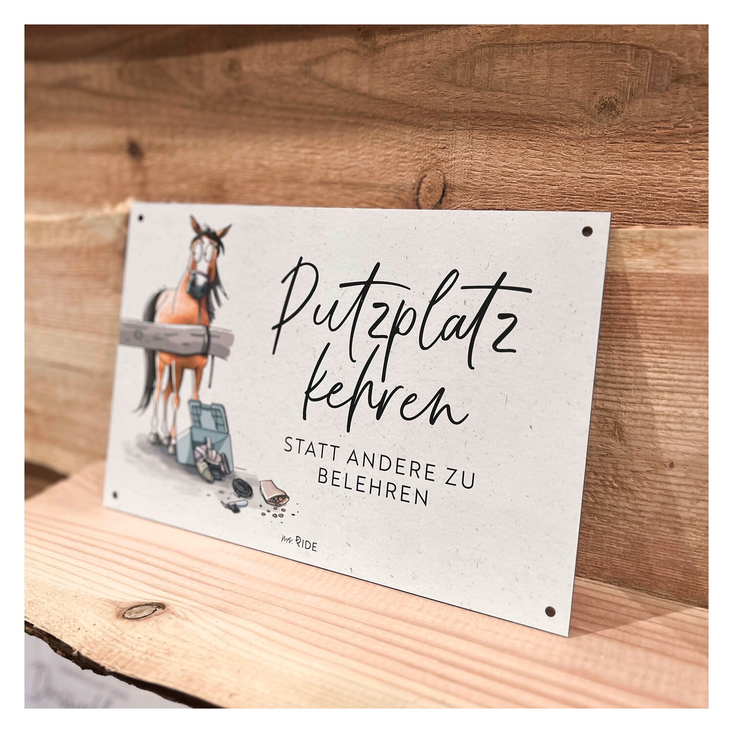 mrs. RIDE Stallschild – Ansicht 3
